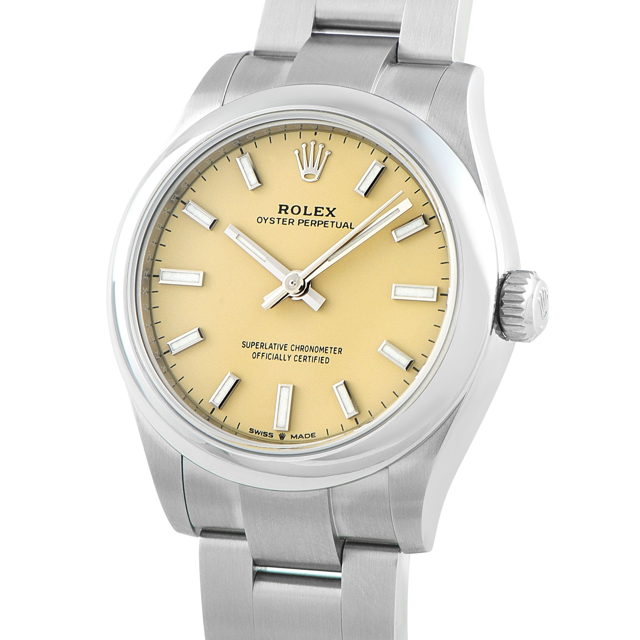 Rolex Oyster Perpetual 31 Beige Dial Steel Watch 277200