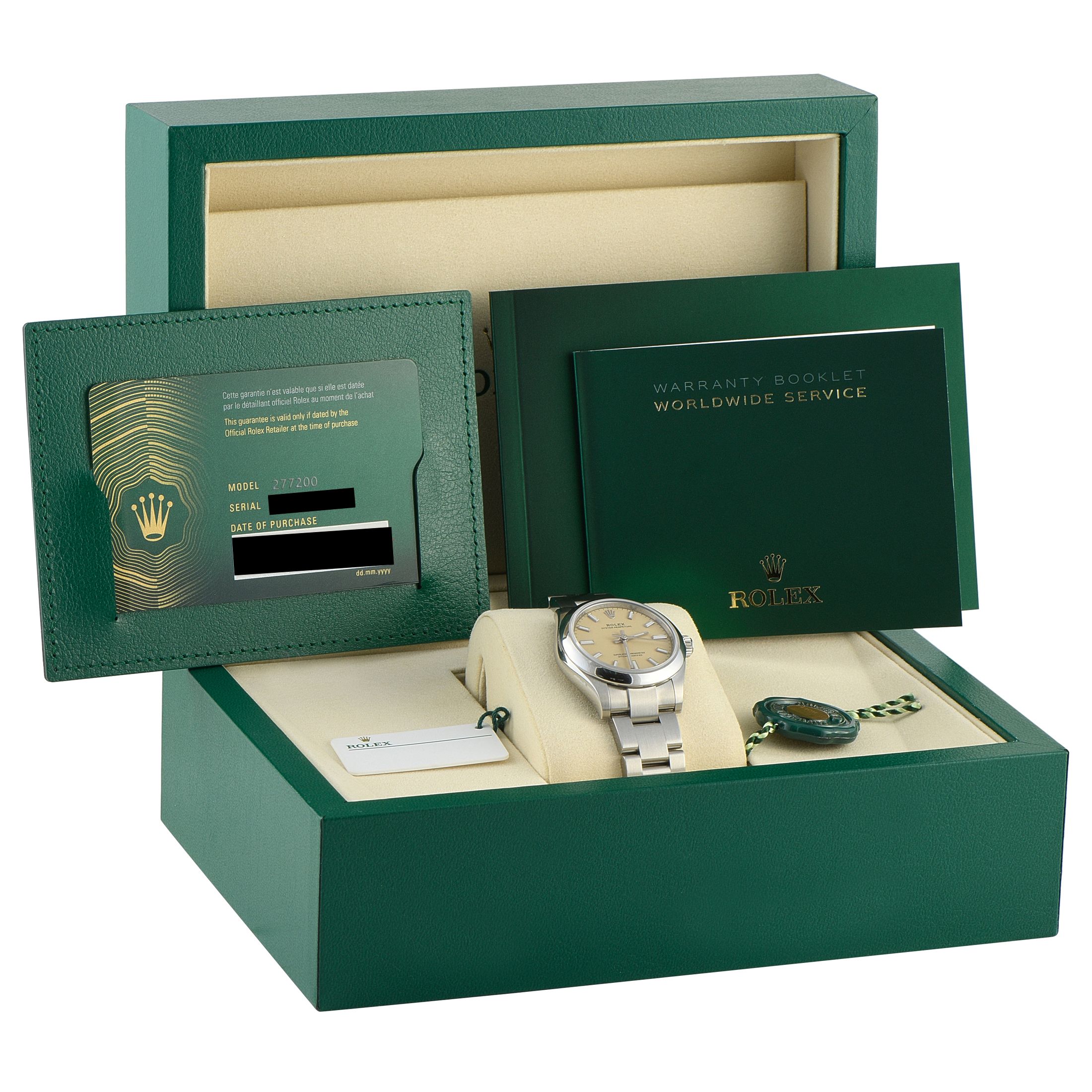 Rolex Oyster Perpetual 31 Beige Dial Steel Watch 277200