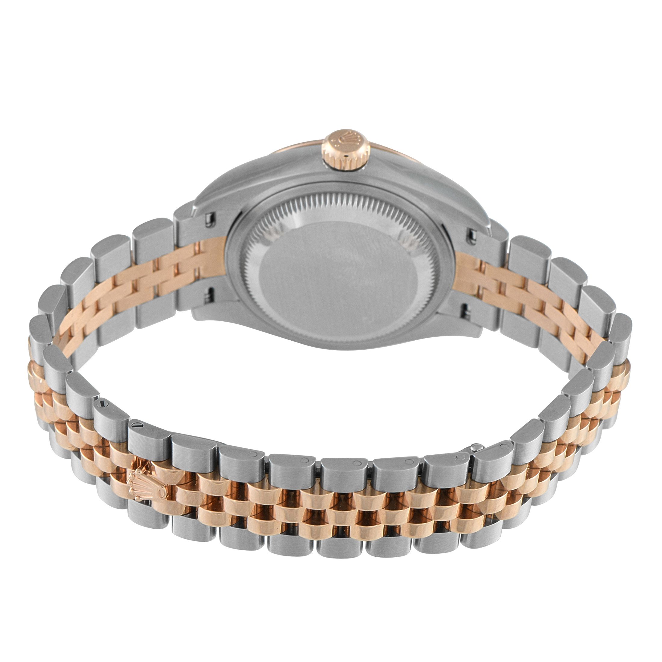 Rolex Lady Datejust 28 Olive Dial Two-Tone Jubilee Watch 279171-0007