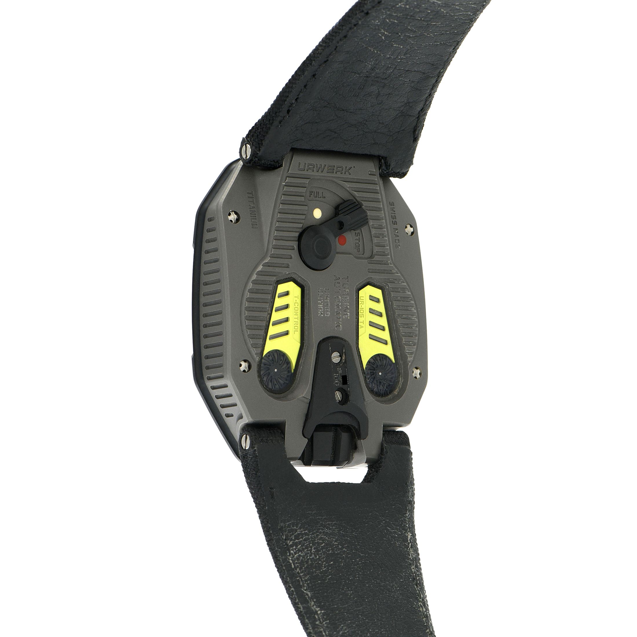 Urwerk UR-105TA Turbine Black Lemon Watch UR-105TA