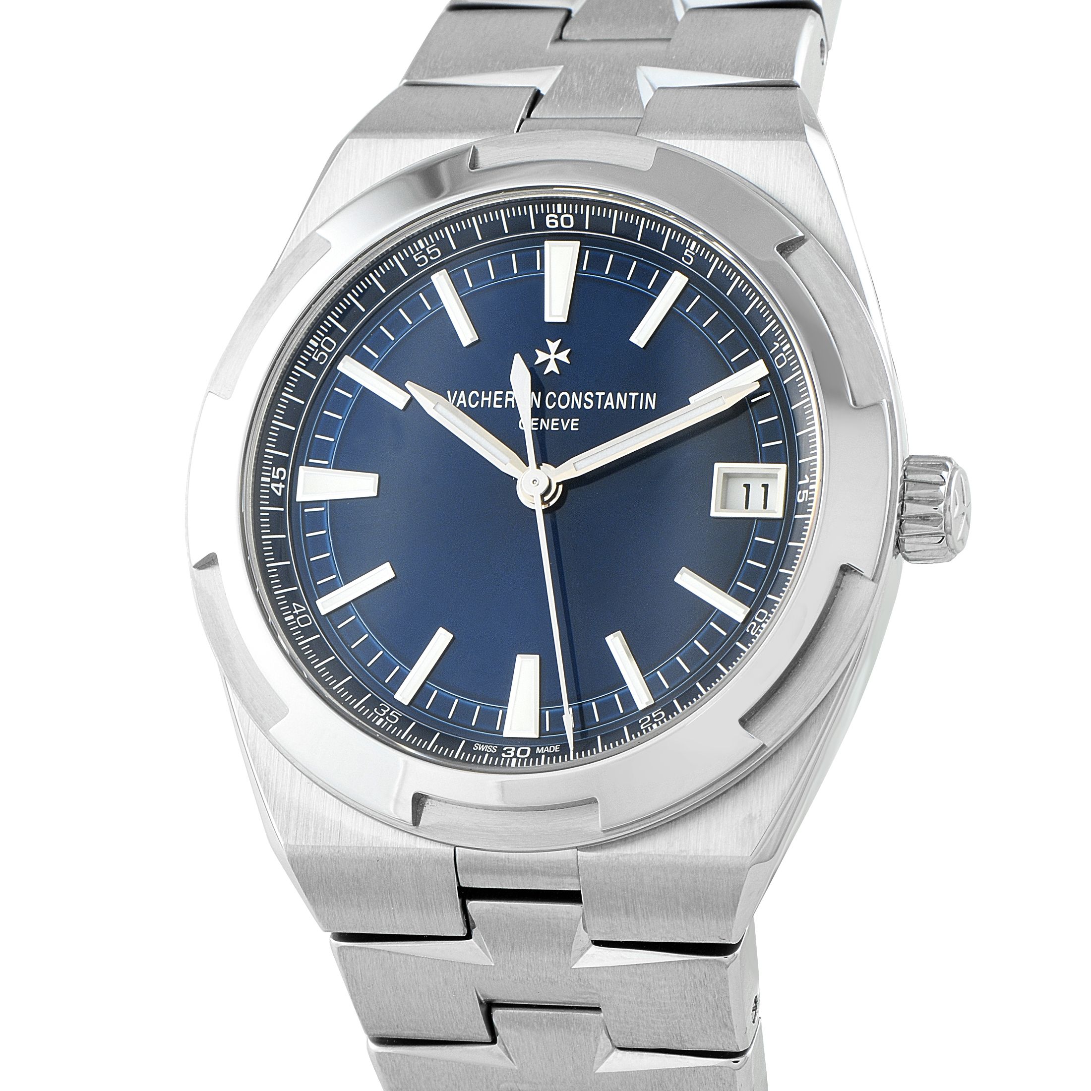Vacheron Constantin Overseas Blue Dial Steel Watch 4500V/110A-B128