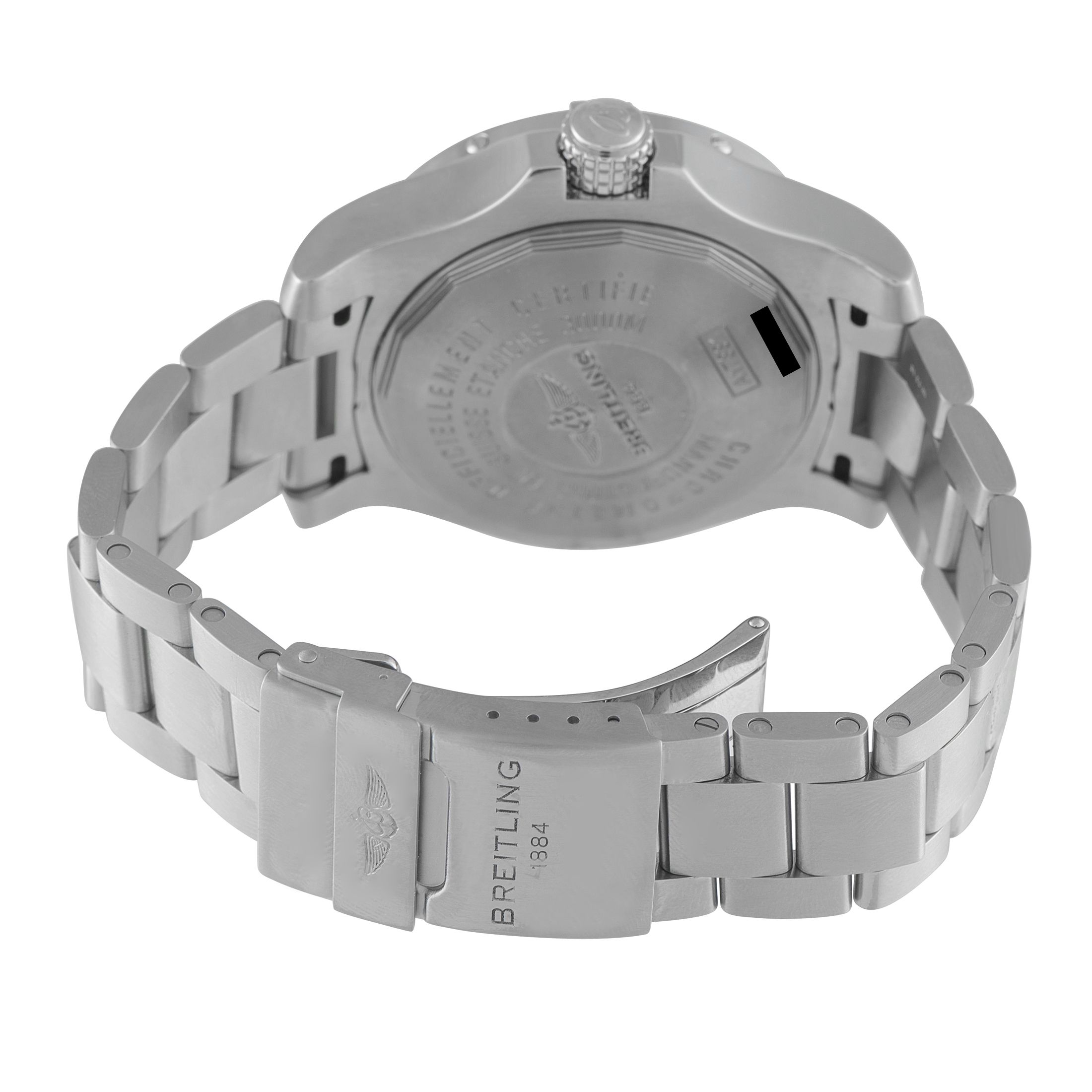 Breitling Avenger II Seawolf Yellow Dial Steel Watch A1733110/1519