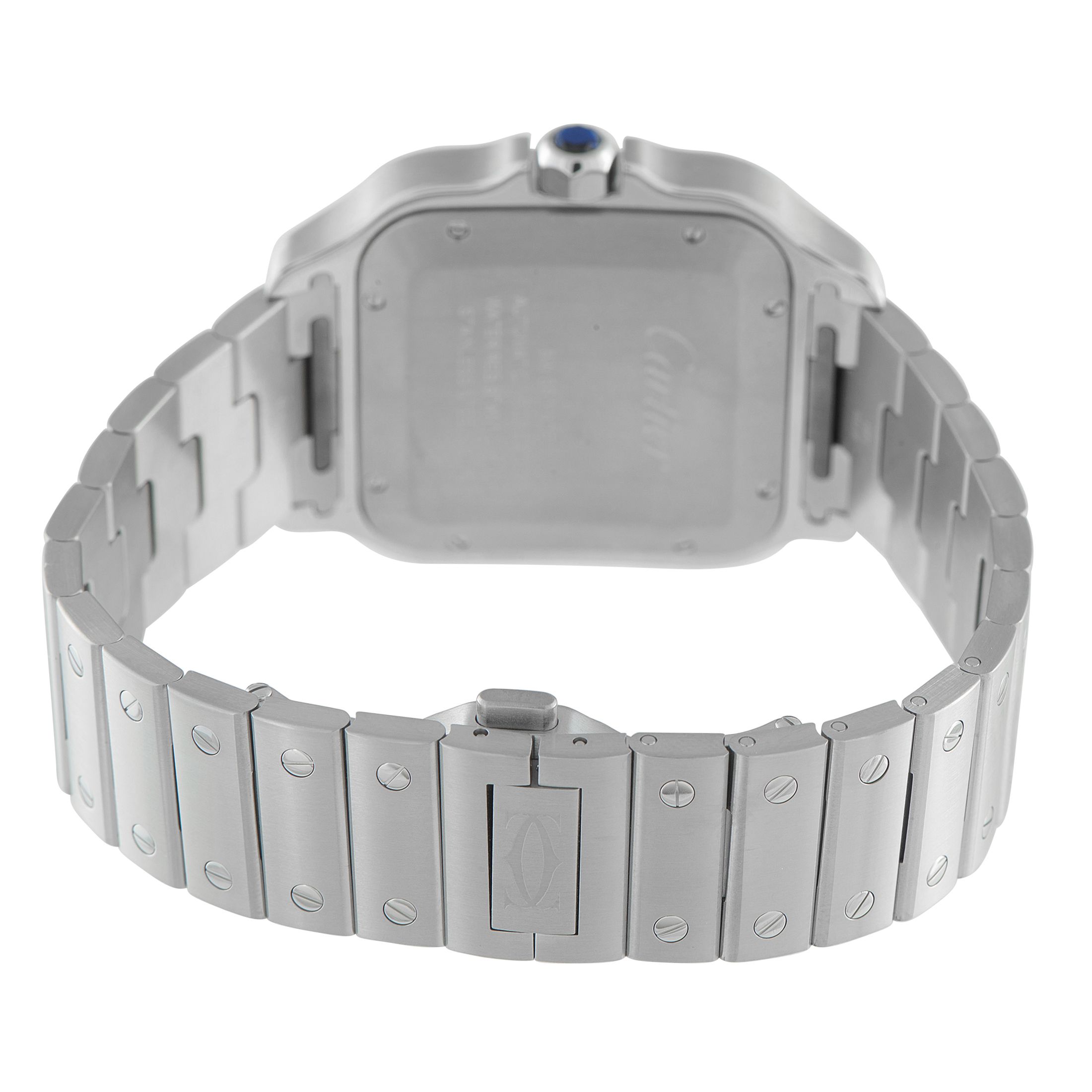 Cartier Santos Large Model Steel Watch WSSA0018