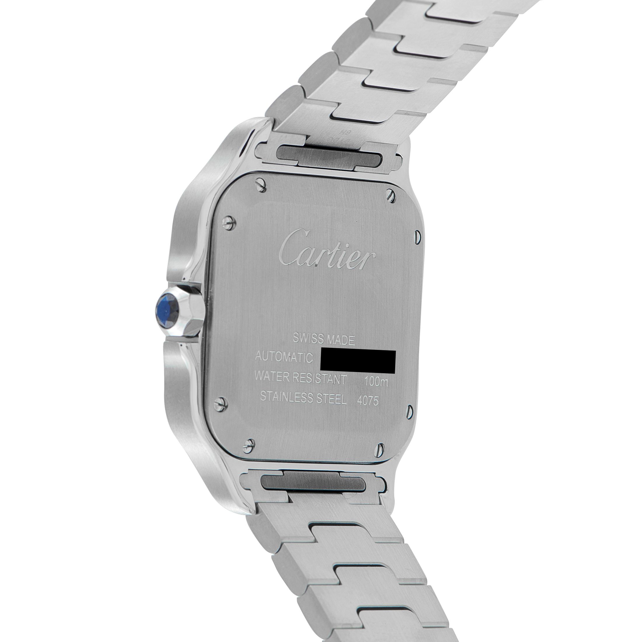 Cartier Santos Medium Model Steel Watch WSSA0029