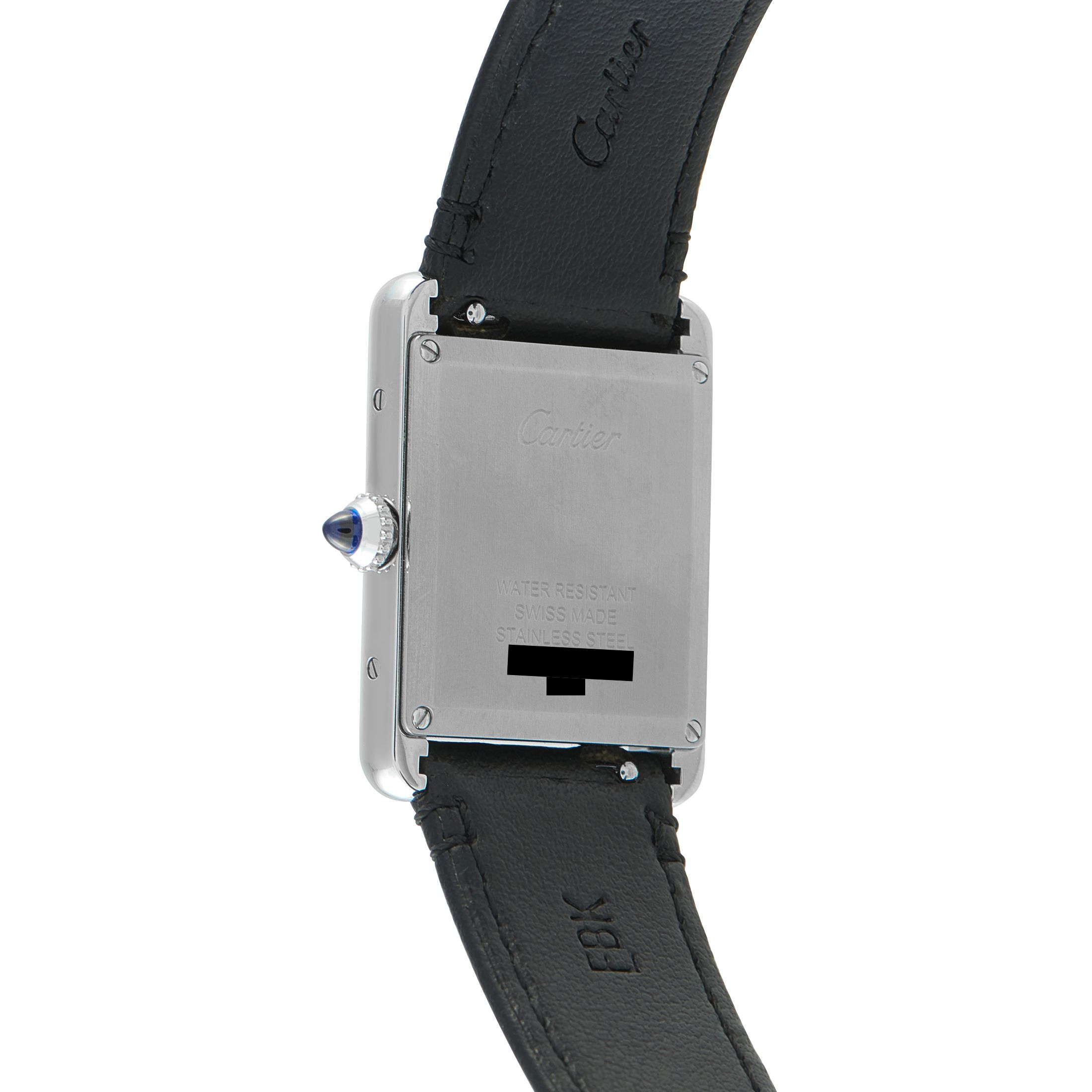 Cartier Tank Must Solarbeat Large Steel Watch WSTA0059