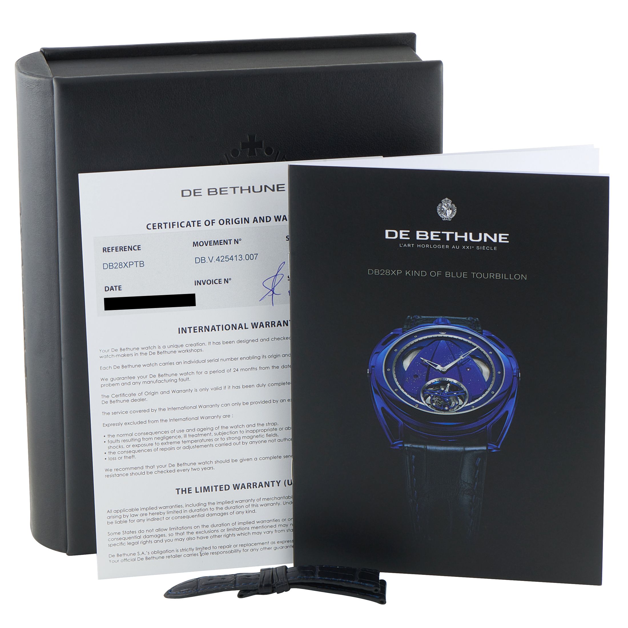 De Bethune Kind of Blue Tourbillon Watch db28xptb