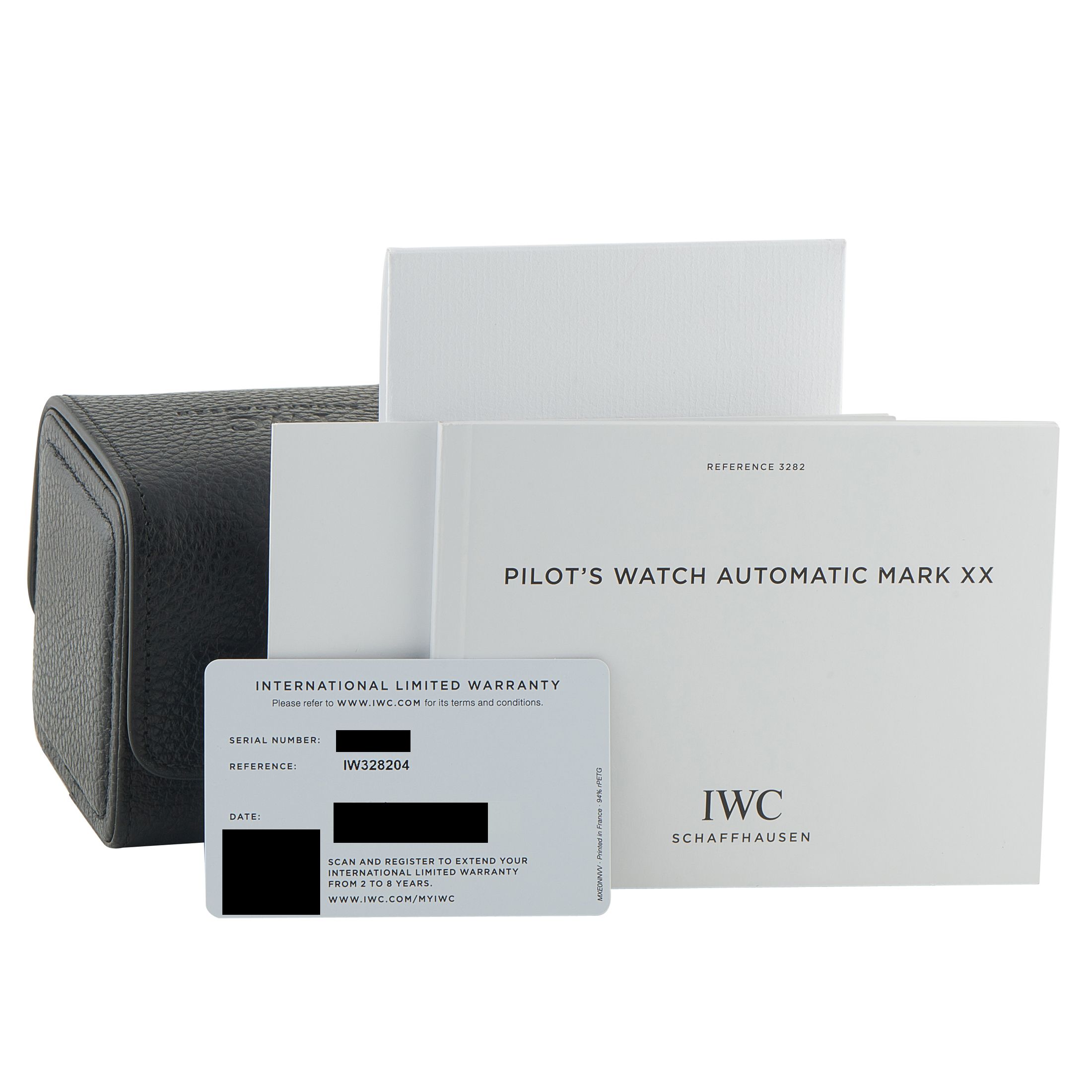 IWC Pilot's Mark XX Steel Watch IW328204