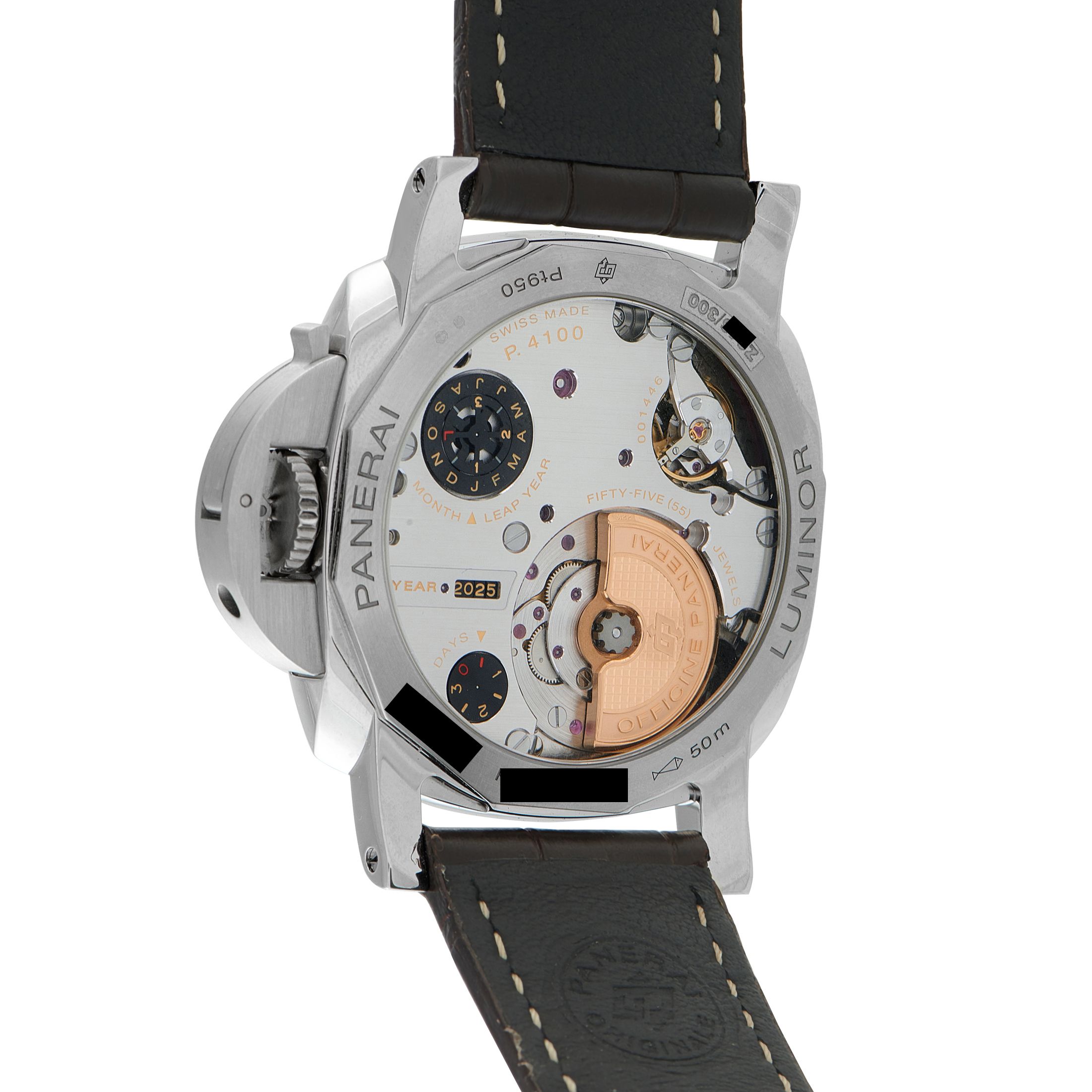 Officine Panerai Luminor Perpetual Calendar GMT Platinumtech Watch pam00715