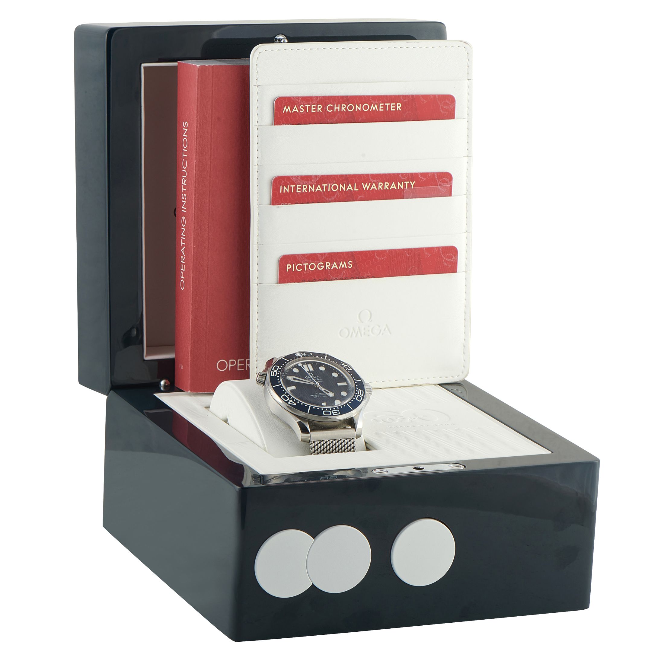Omega Seamaster Diver 300M James Bond 60th Anniversary Steel Watch 210.30.42.20.03.002