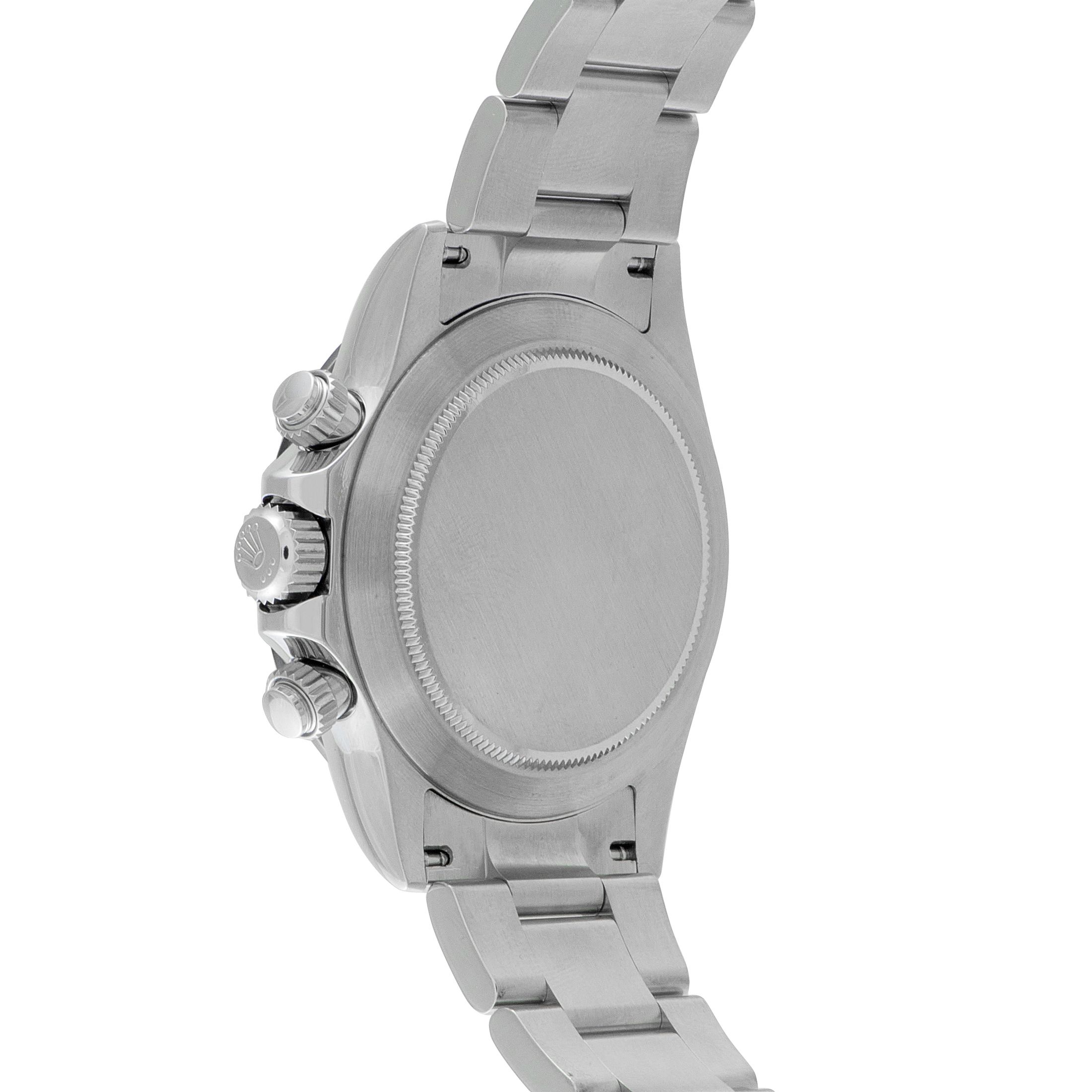 Rolex Daytona Black Dial Steel Watch 116500LN