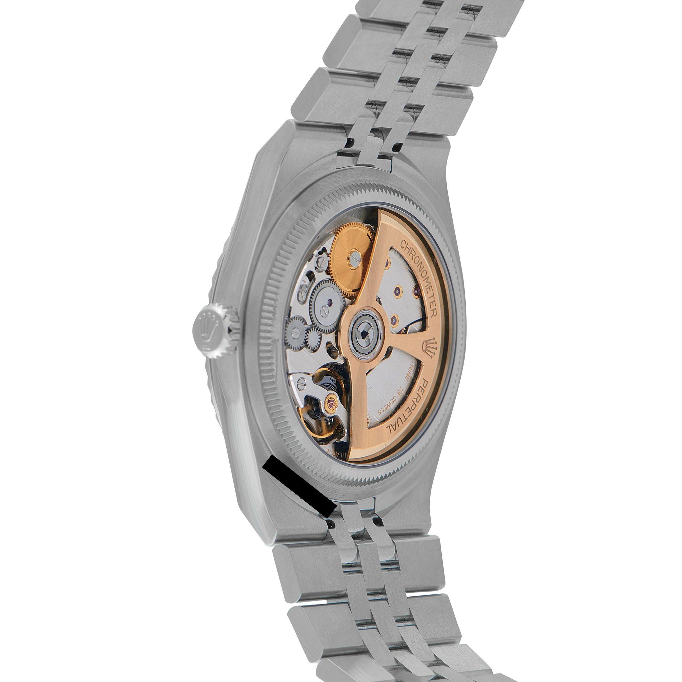 Rolex Land-Dweller 40 White Dial Steel Flat Jubilee Watch 127334