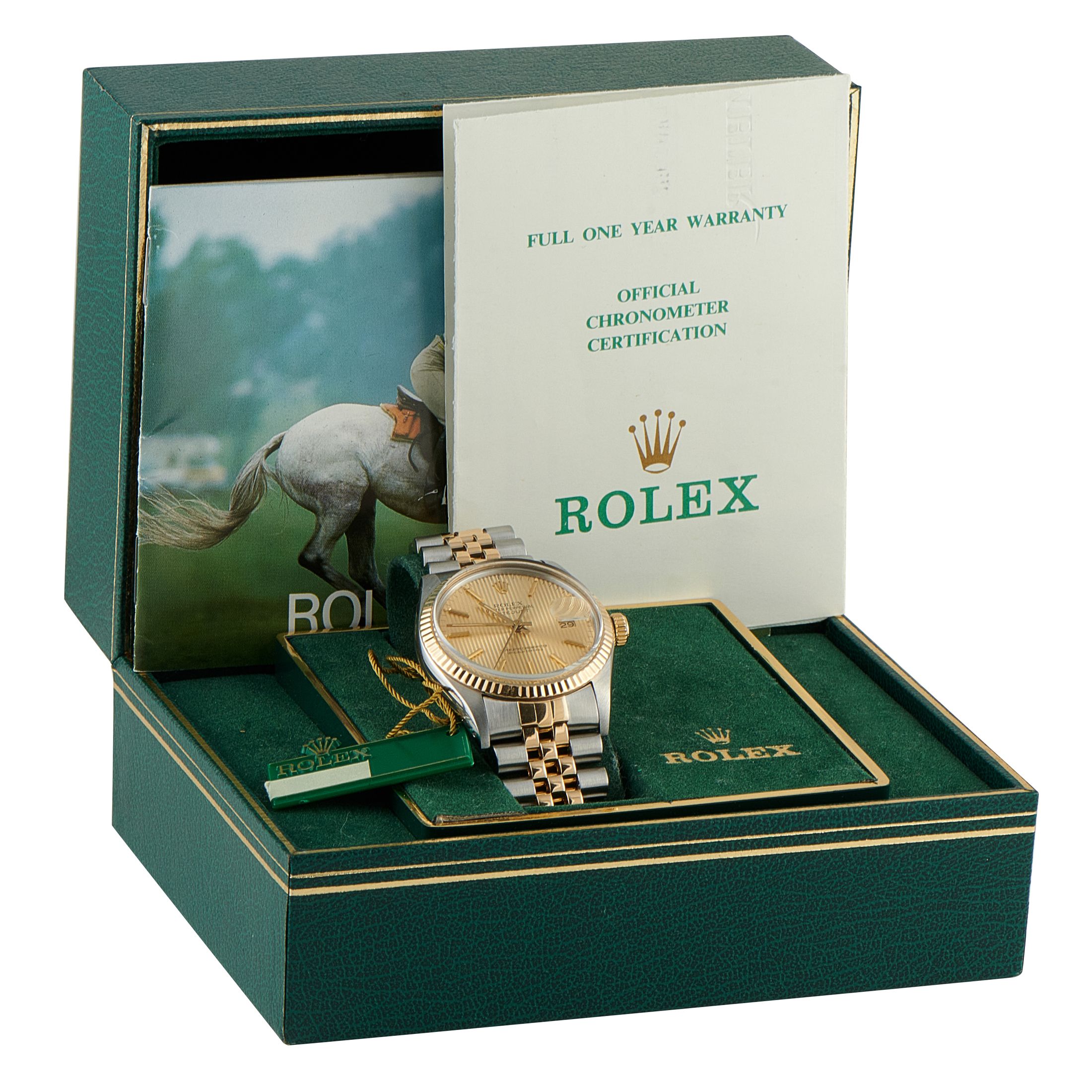 Rolex Datejust 36 Tapestry Dial Two-Tone Jubilee Watch 16013