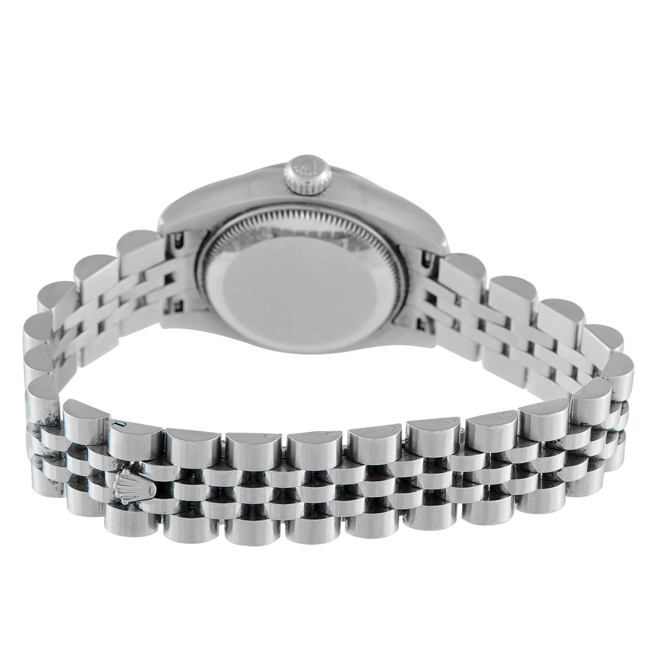 Rolex Lady-Datejust Silver Diamond Dial Steel Jubilee 179174
