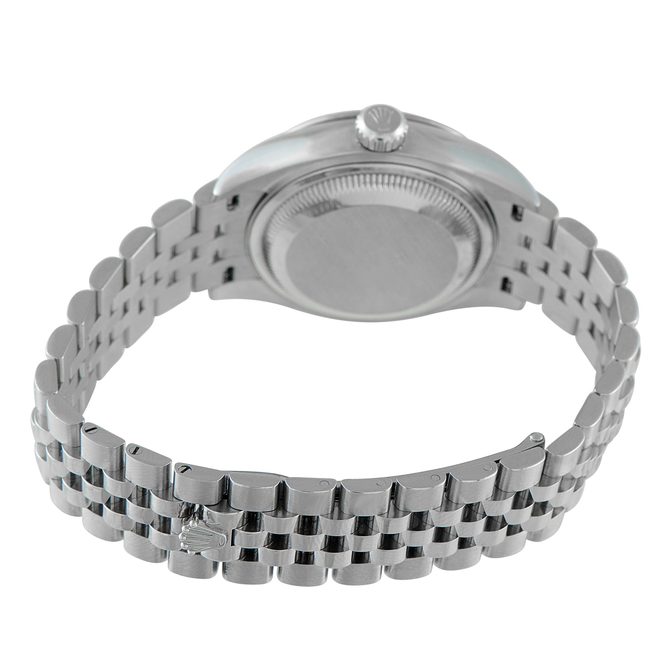 Rolex Lady Datejust Diamond-Set Gray Dial Steel Jubilee Watch 279174