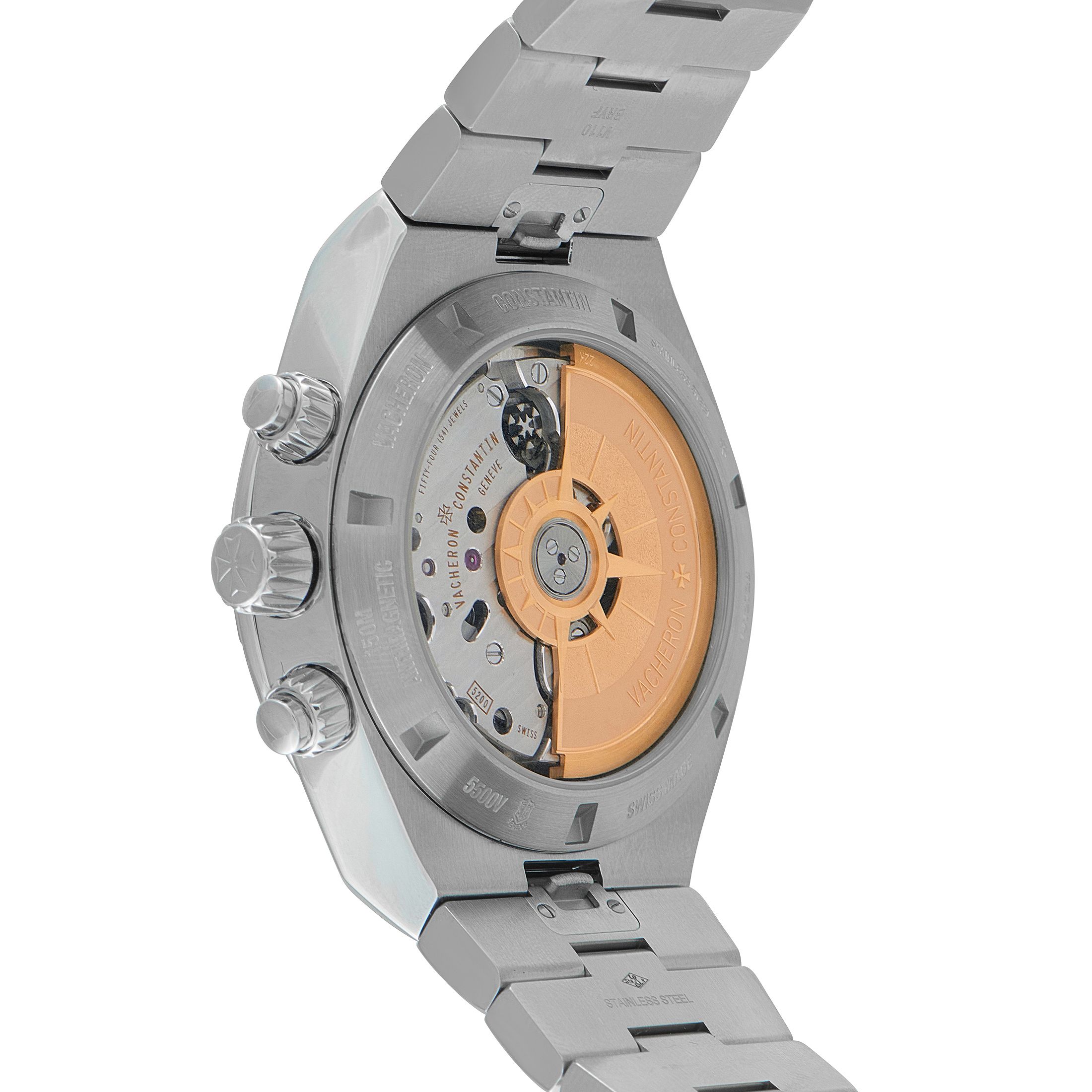 Vacheron Constantin Overseas Chronograph Steel Watch 5500v