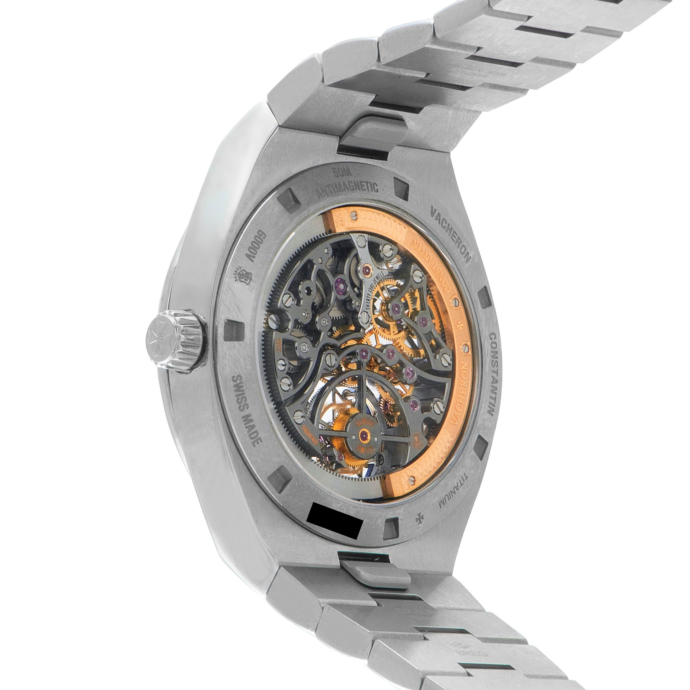 Vacheron Constantin Overseas Tourbillon Skeleton Titanium Watch 6000V/210T-B935