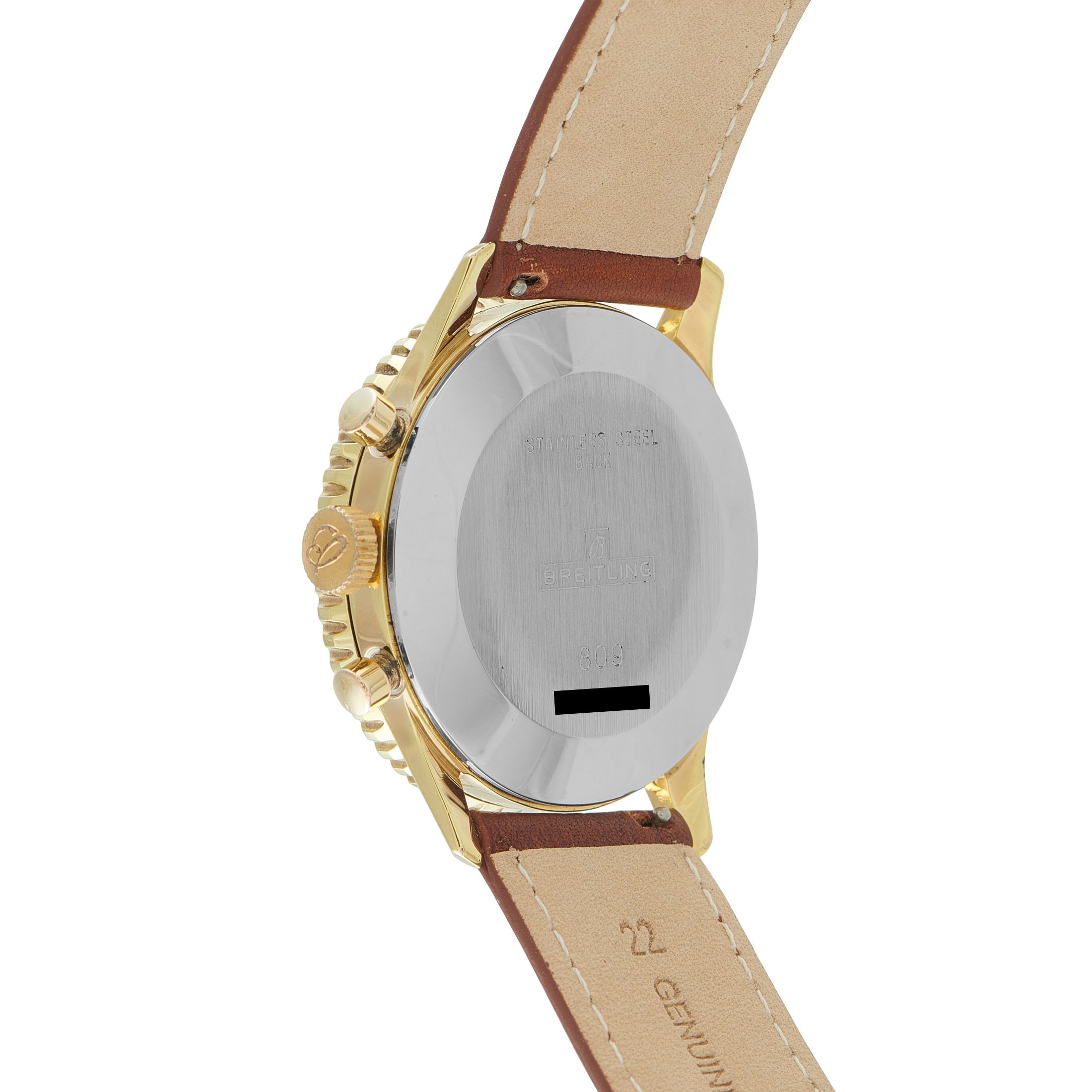 Breitling Navitimer Cosmonaute Yellow Gold Watch 809