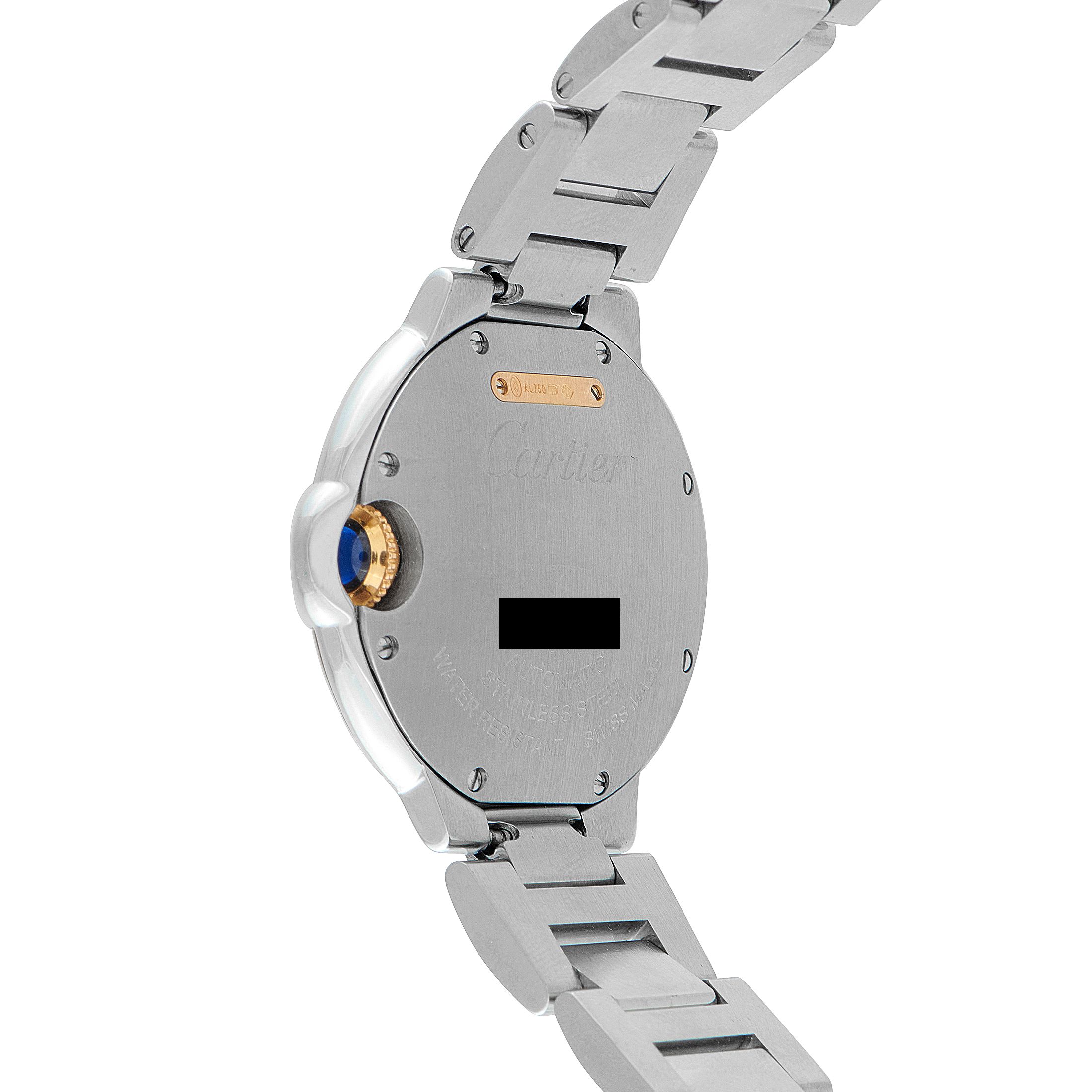 Cartier Ballon Bleu Diamond Rose Gold Bezel Watch we902080