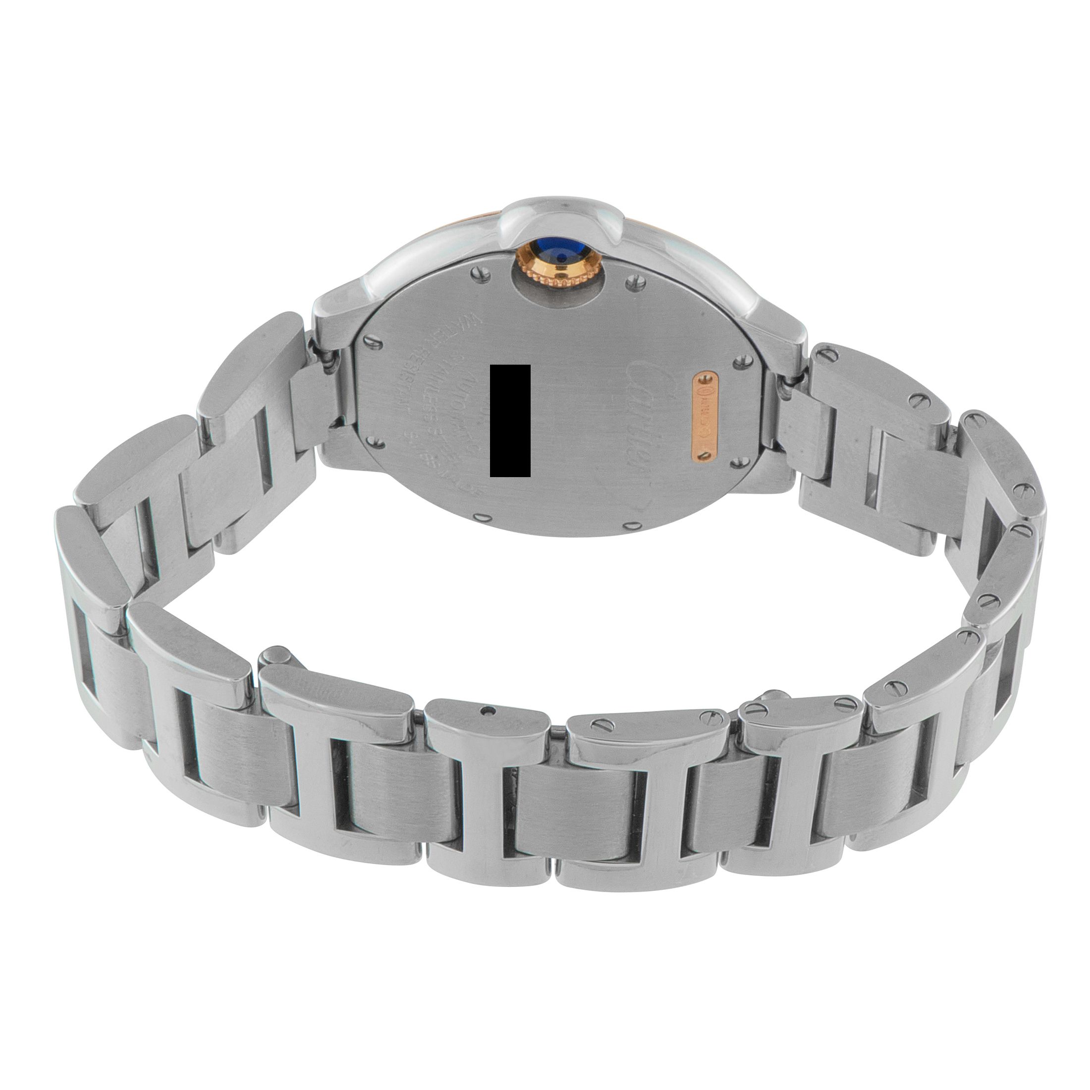 Cartier Ballon Bleu Diamond Rose Gold Bezel Watch we902080