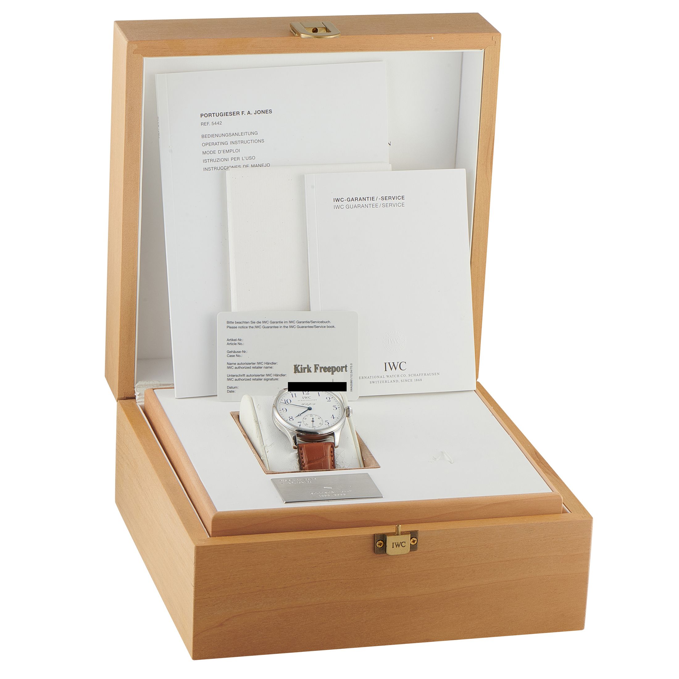 IWC Portugieser F.A. Jones Steel Watch IW544203