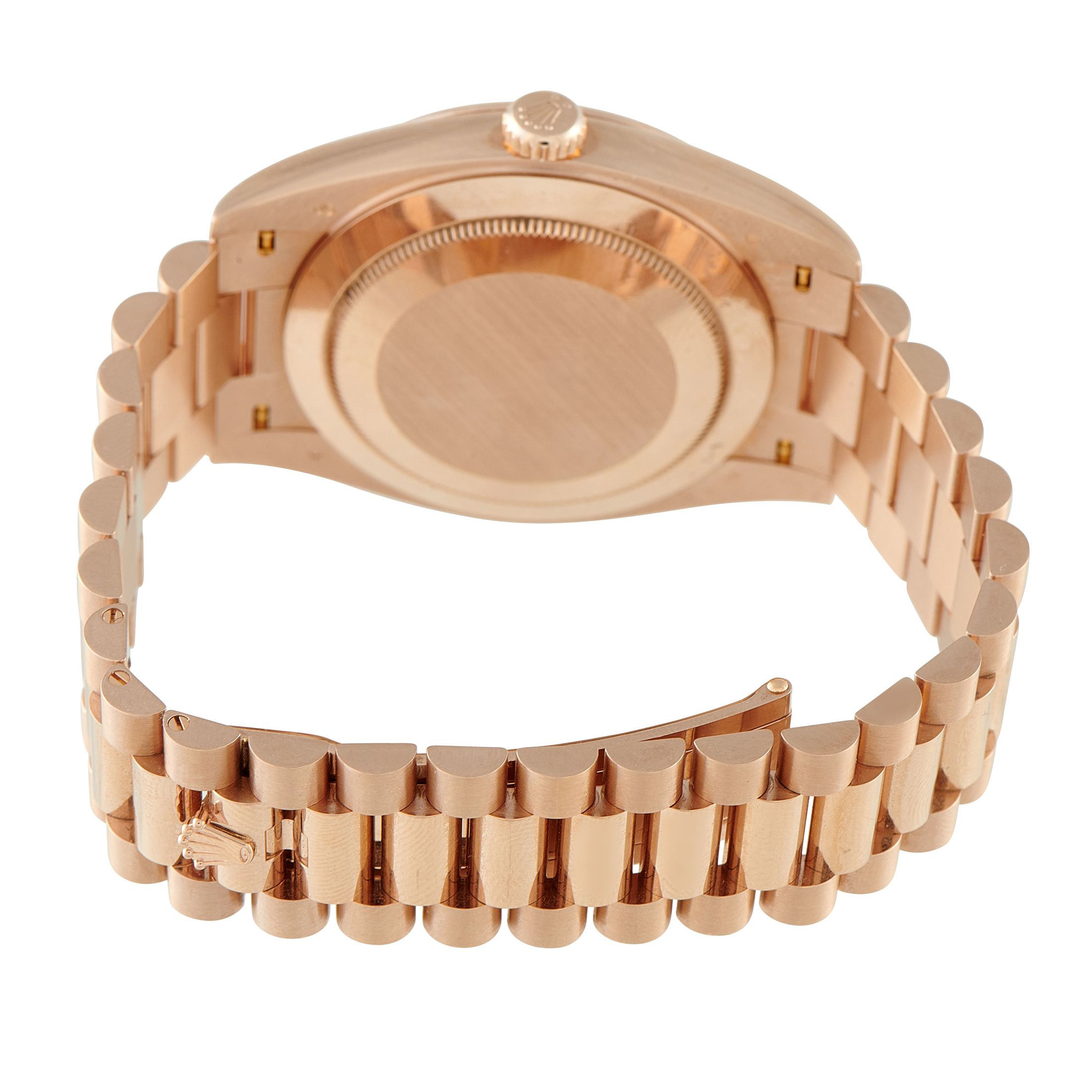 Rolex Day-Date 40 Olive Green Dial Everose Gold President Watch 228235