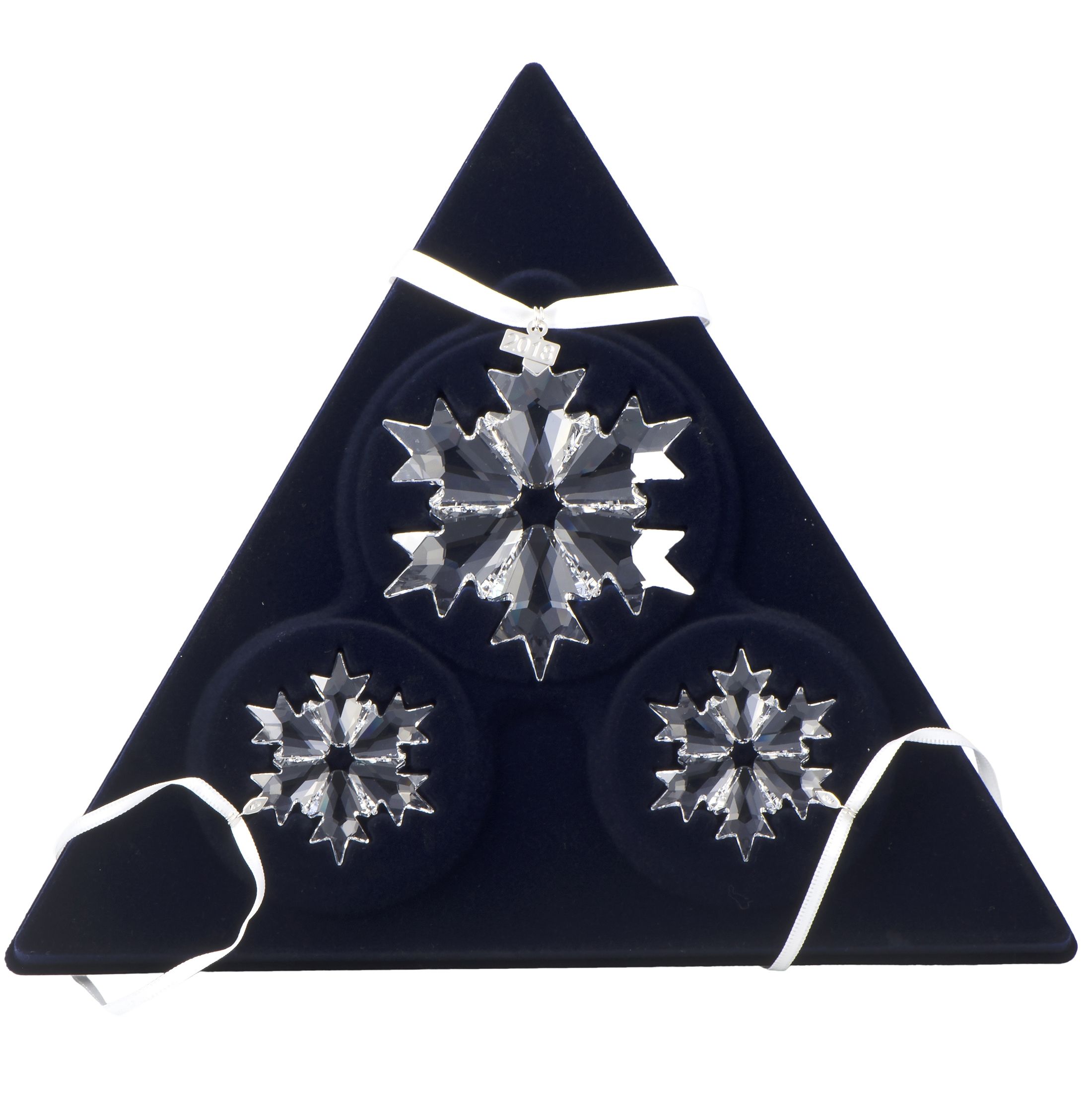 Swarovski 2018 Snowflake Christmas Ornament Set