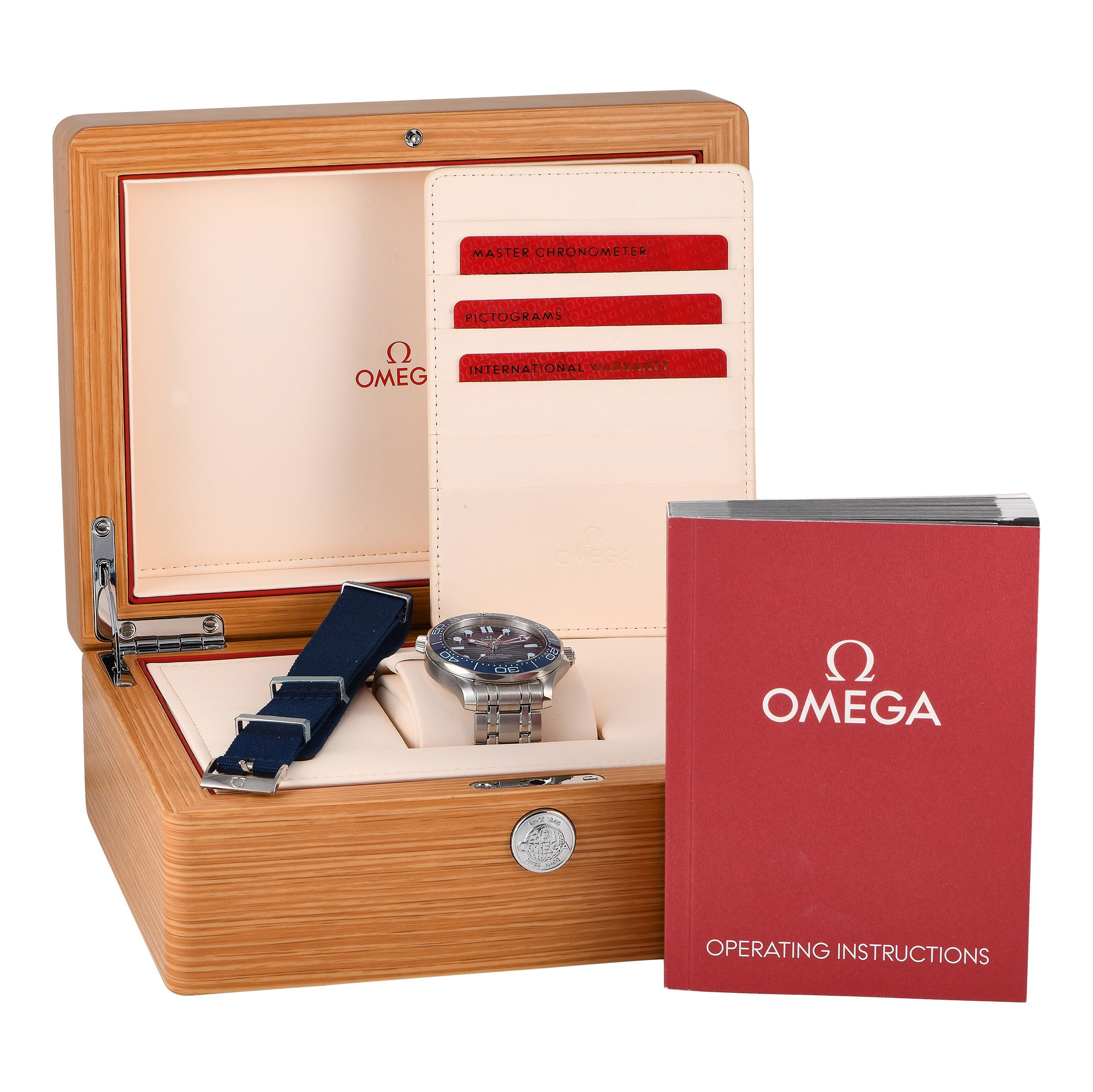 Omega Seamaster Diver Summer Blue Dial Watch 210.30.42.20.03.003
