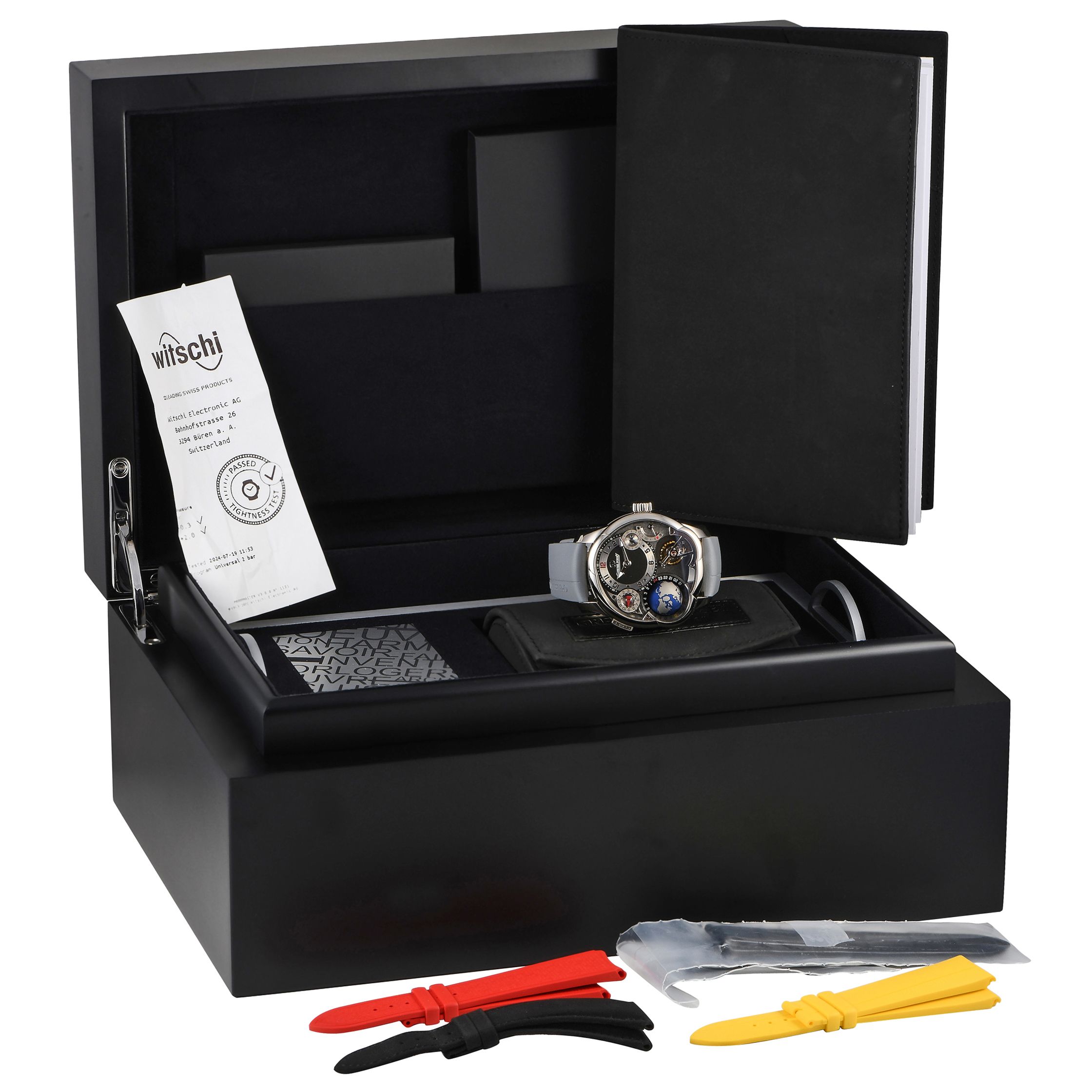 Greubel Forsey GMT Tourbillon 18K White Gold Watch