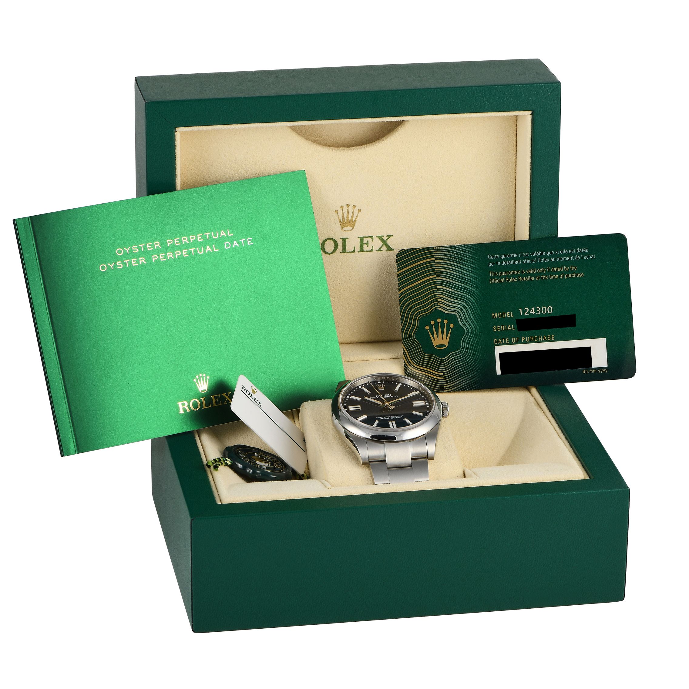 Rolex Oyster Perpetual 41 Blue Dial Watch 124300