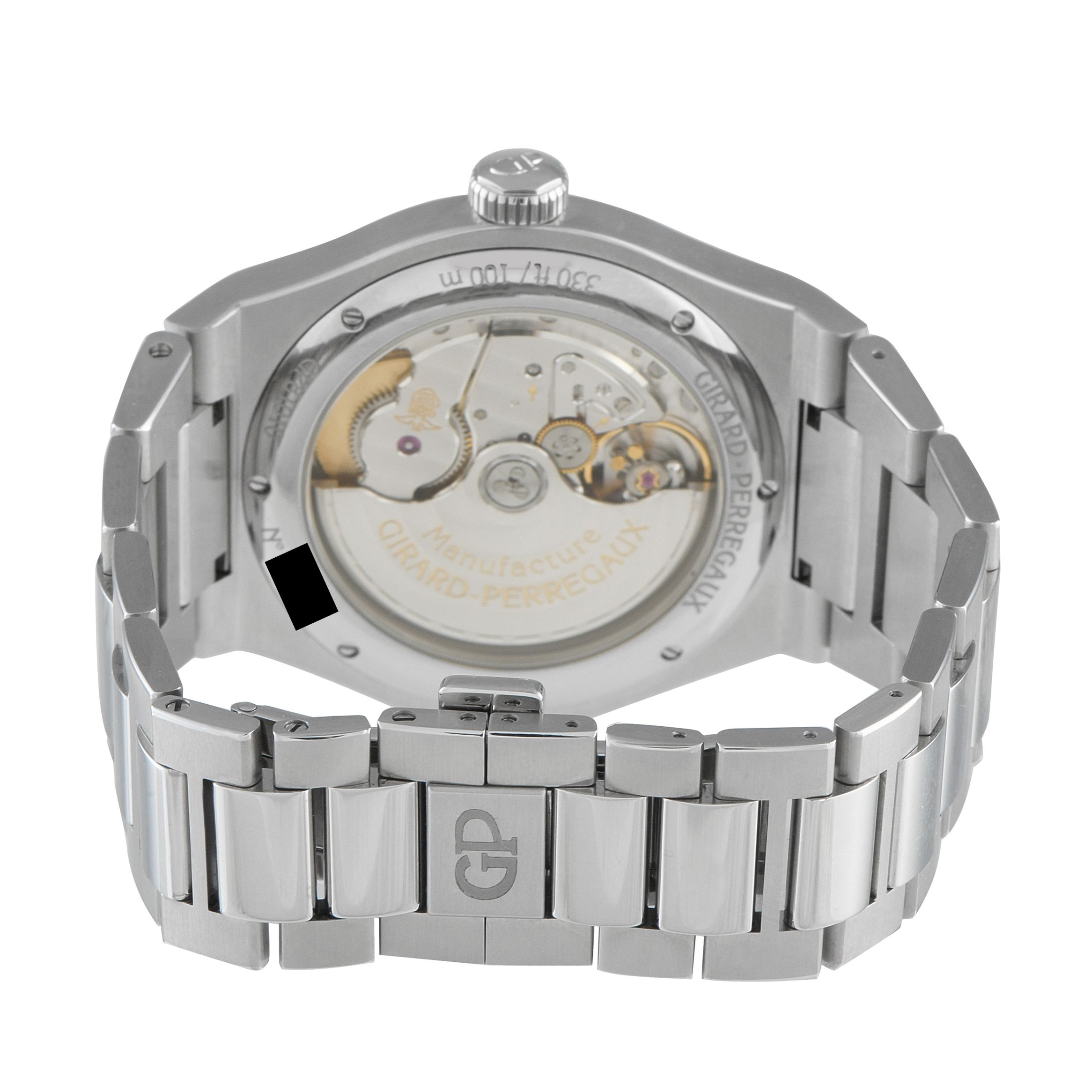 Girard Perregaux Laureato 42mm Green Dial Steel Watch 81010-11-3153-1CM