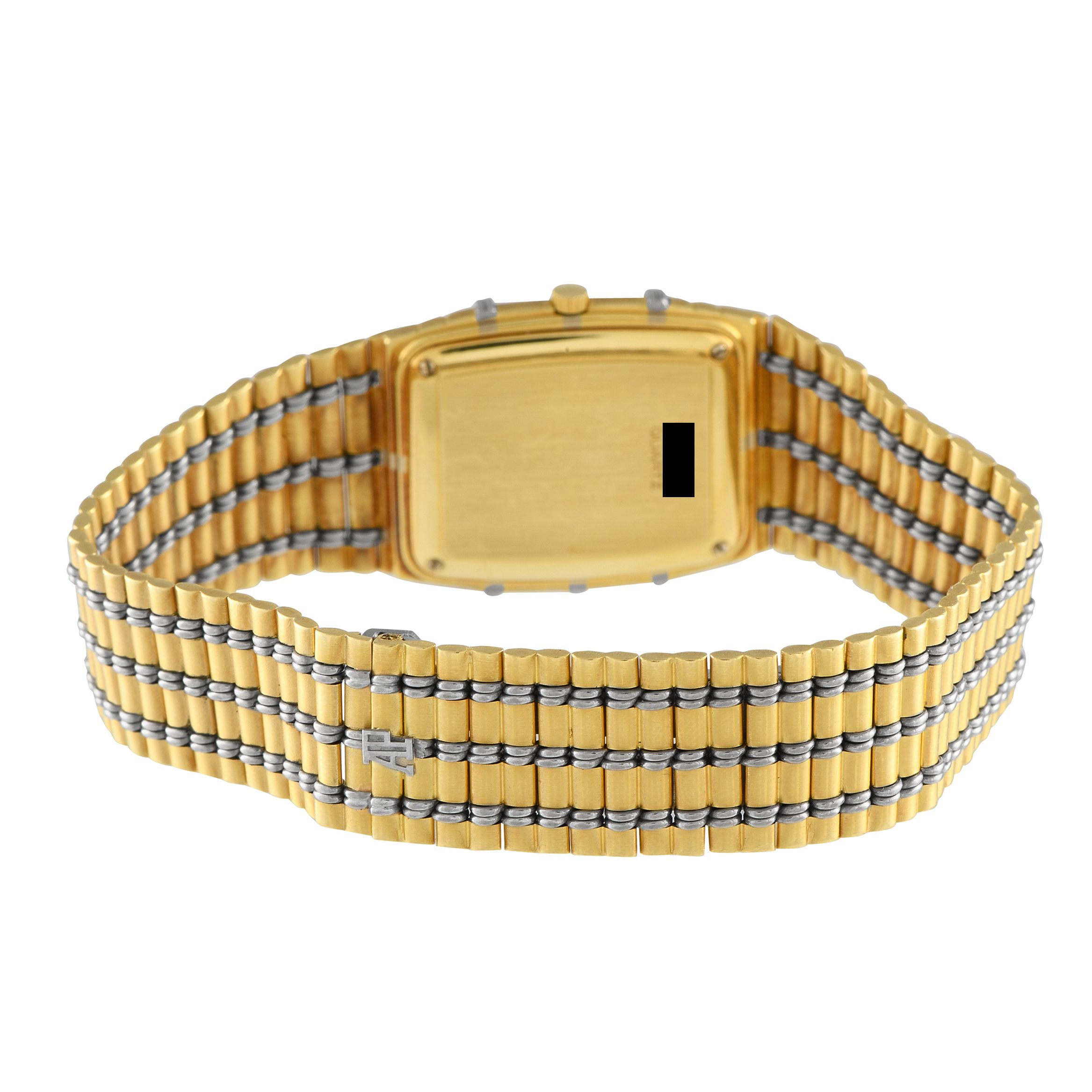 Audemars Piguet Bamboo 18K Yellow Gold Quartz Watch Gold Bamboo