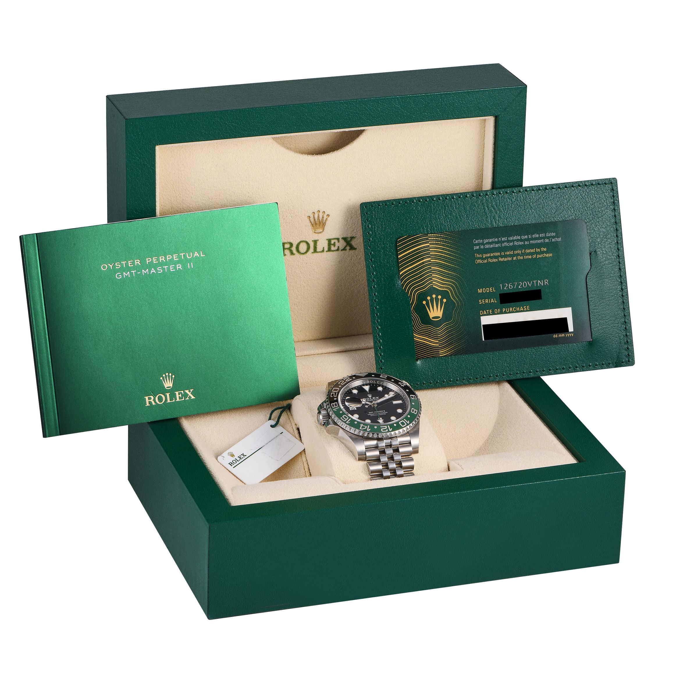 Rolex GMT-Master II Left-Hand "Sprite" Watch 126720VTNR