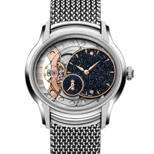 Audemars Piguet Millenary Frosted 18K White Gold Aventurine Dial 39.5 mm Watch 77244BC.GG.1272BC.01