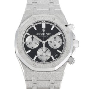Audemars Piguet Royal Oak 41 Frosted White Gold Chronograph Watch 26239BC.GG.1224BC.02