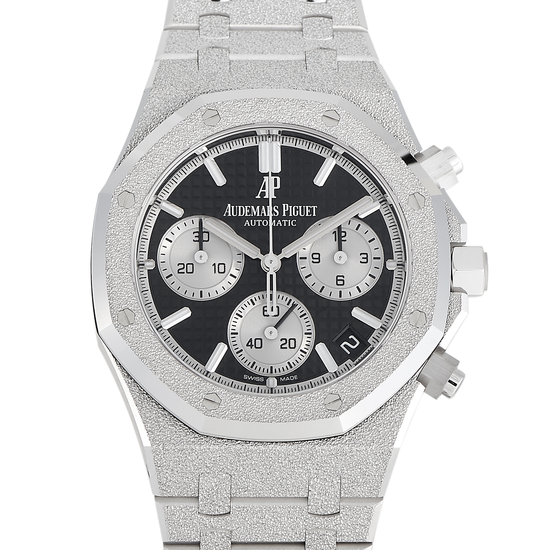 Audemars Piguet Royal Oak 41 Frosted White Gold Chronograph Watch 26239BC.GG.1224BC.02