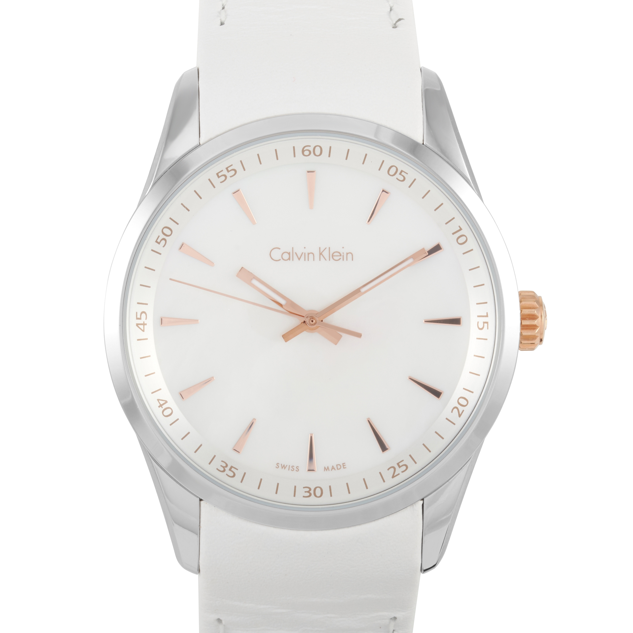 Calvin Klein Bold White Watch K5A31BLG