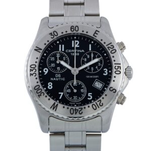 Certina DS Nautic Chronograph Black Dial Men's Watch C542.7118.42.69
