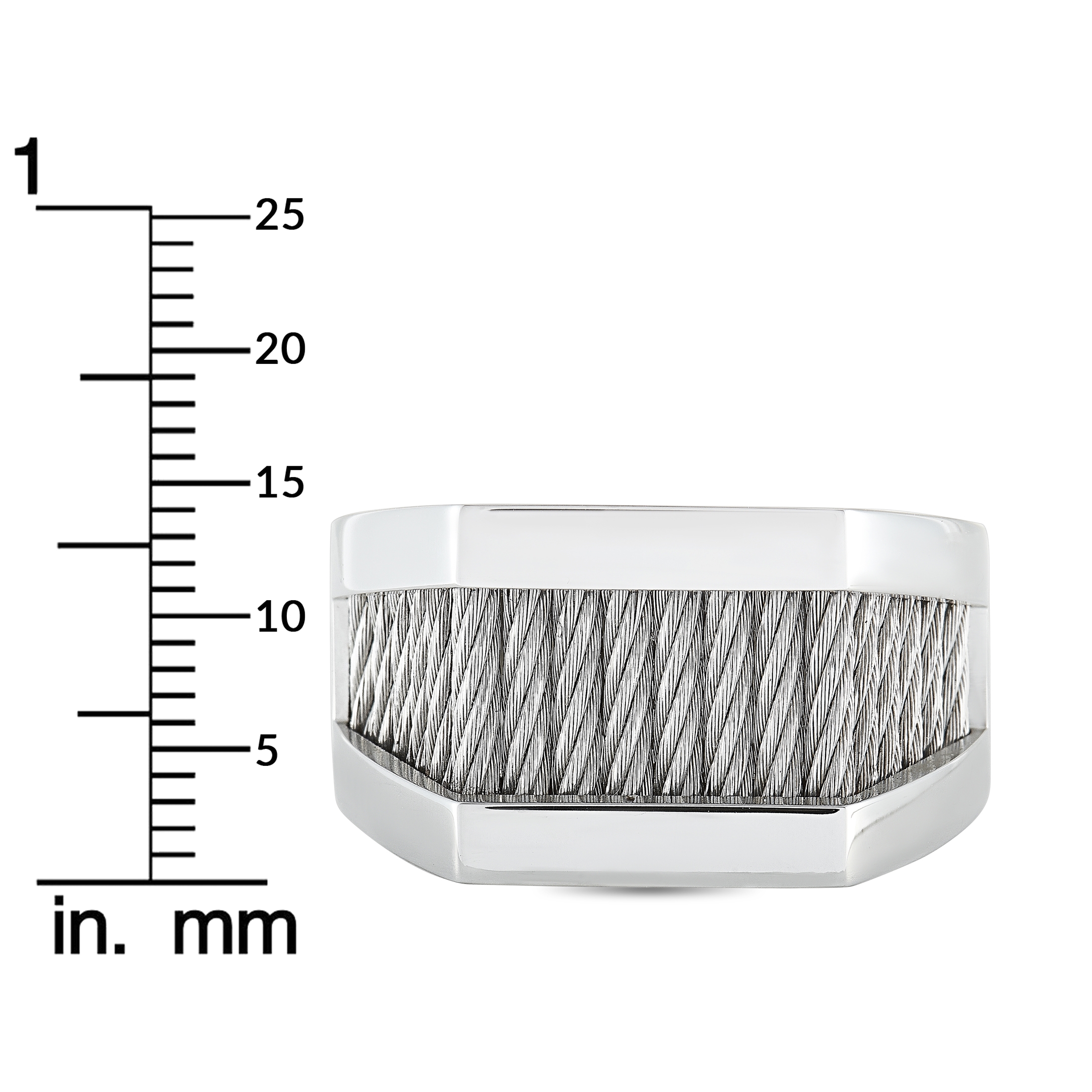 Charriol Forever Stainless Steel Ring 02011099/64