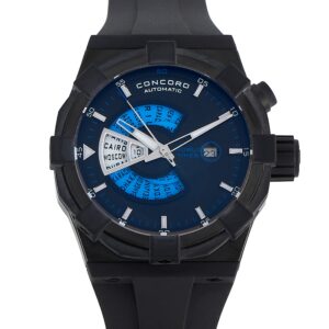 Concord C1 World Time Blue Dial Watch 01.6.39.1015