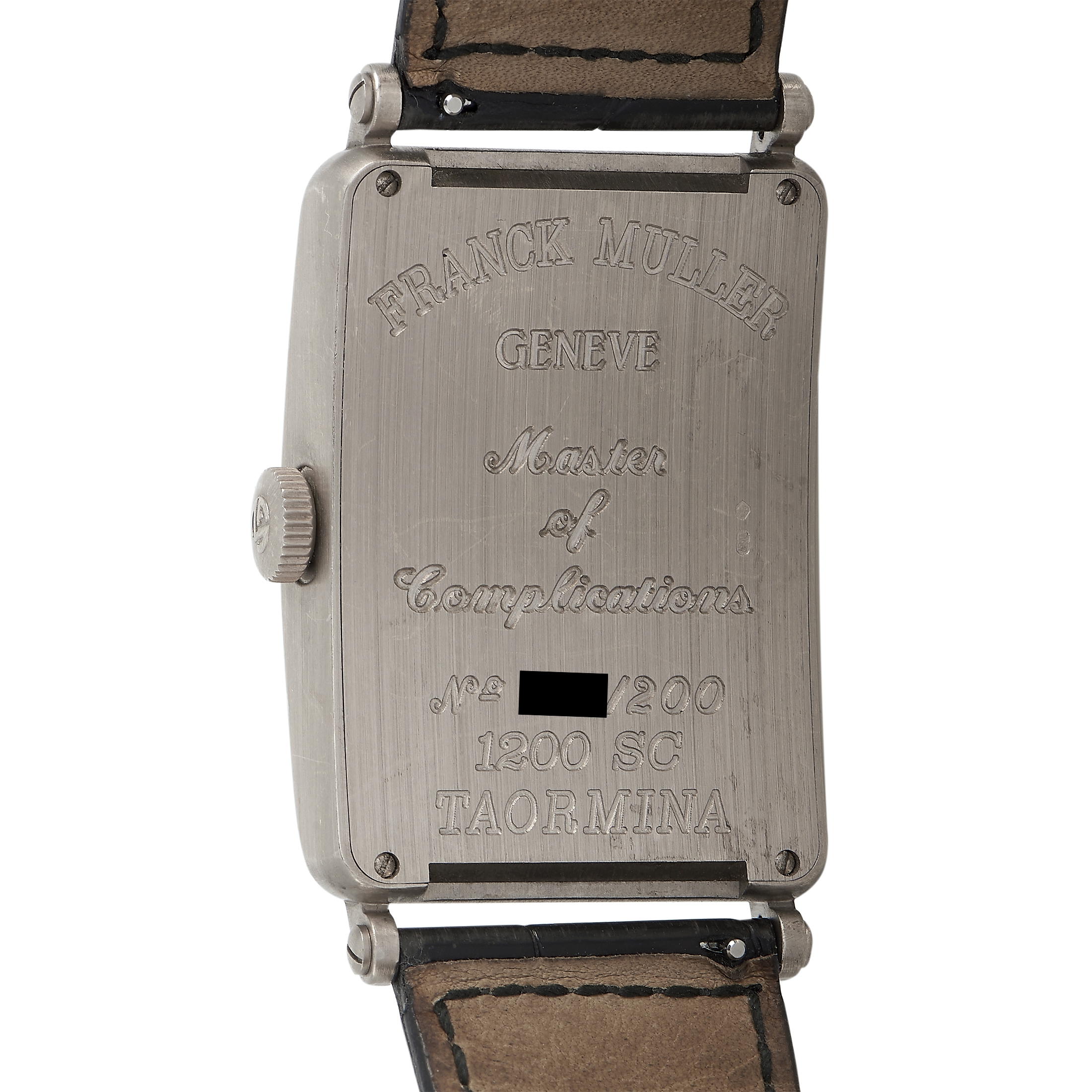 Franck Muller Long Island White Gold Watch 1200 SC Taormina