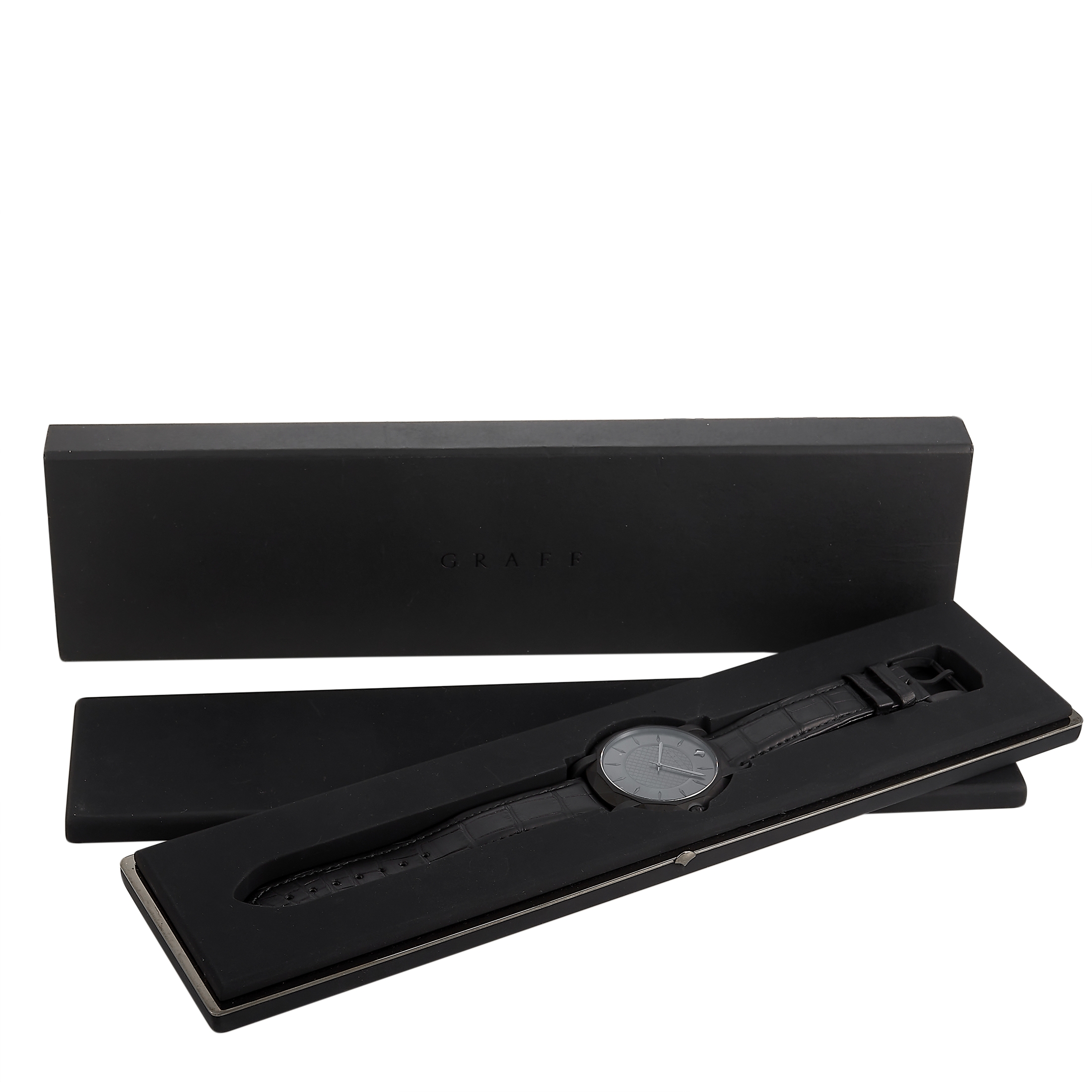 Graff Star Slim Eclipse Titanium All Black Watch GSU43DLC