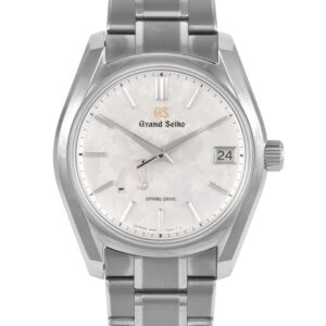 Grand Seiko "Shunbun" Spring Drive Textured Dial Watch SBGA413