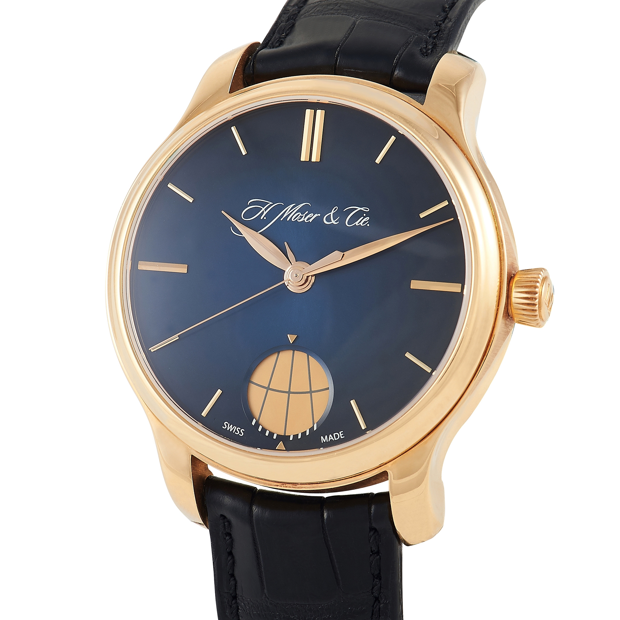 H. Moser & Cie Endeavour Moon 41mm Watch 1348-0100
