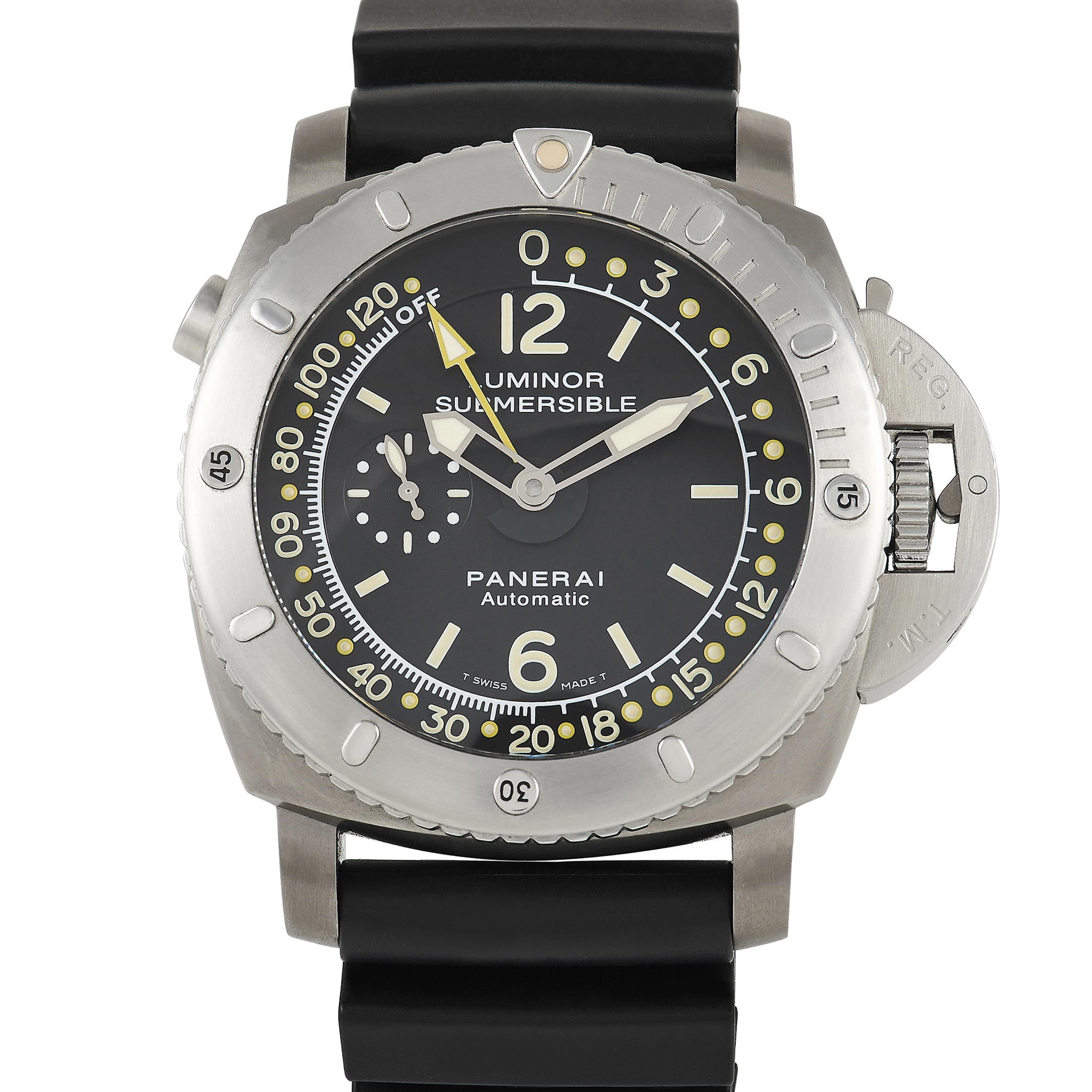 Officine Panerai Luminor 1950 Submersible Depth Gauge Watch PAM00193