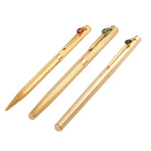 18K Yellow Gold Oman Khanjar Three Pen Set by Royama