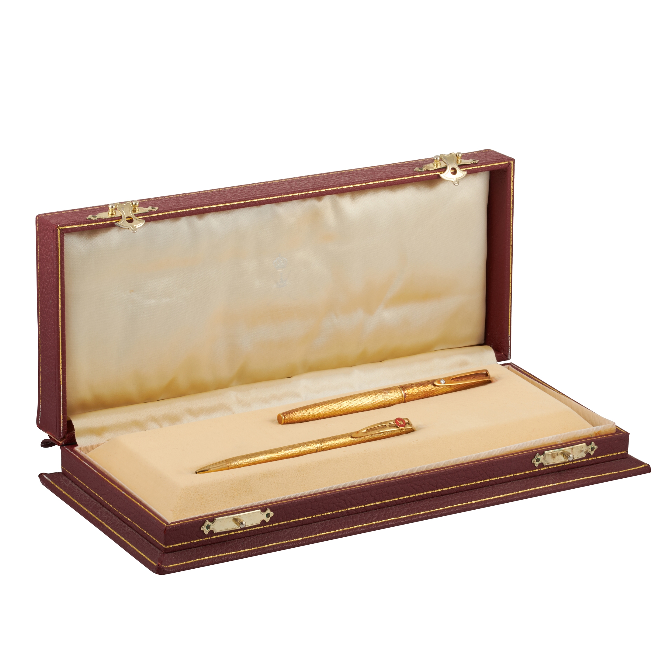 18K Yellow Gold Oman Khanjar Two Pen Set