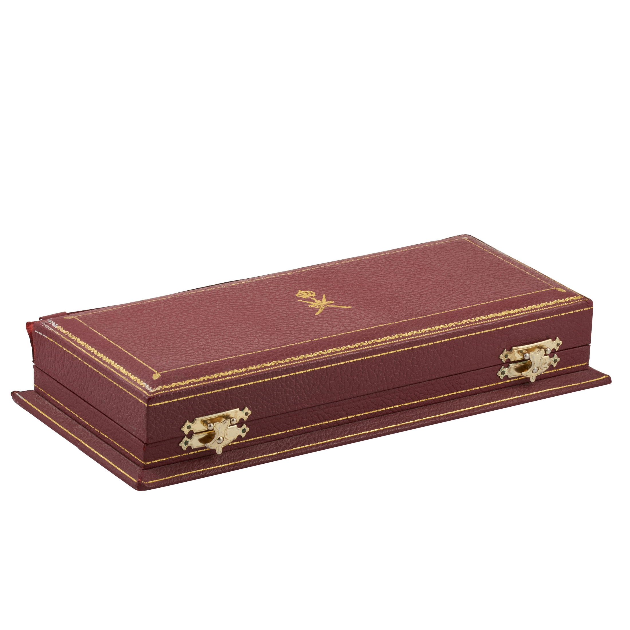 18K Yellow Gold Oman Khanjar Two Pen Set