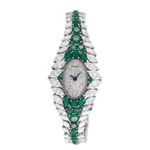 Piaget Diamond and Emerald Ladies Watch
