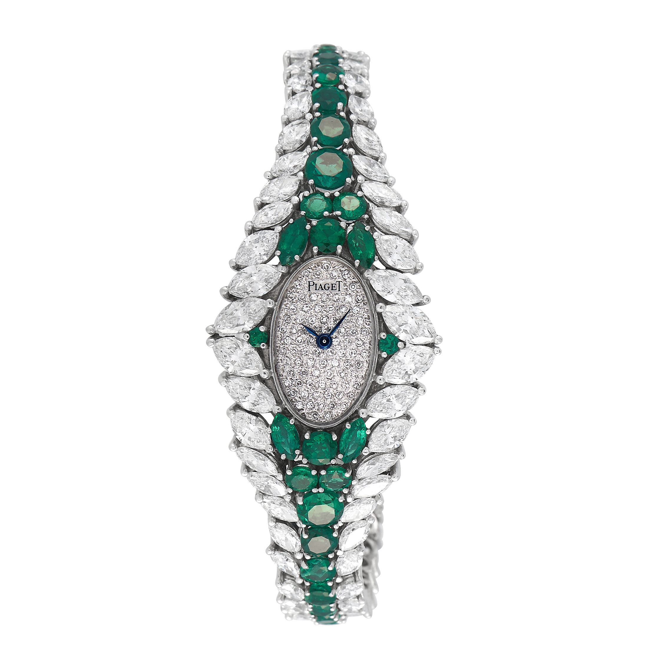 Piaget Diamond and Emerald Ladies Watch