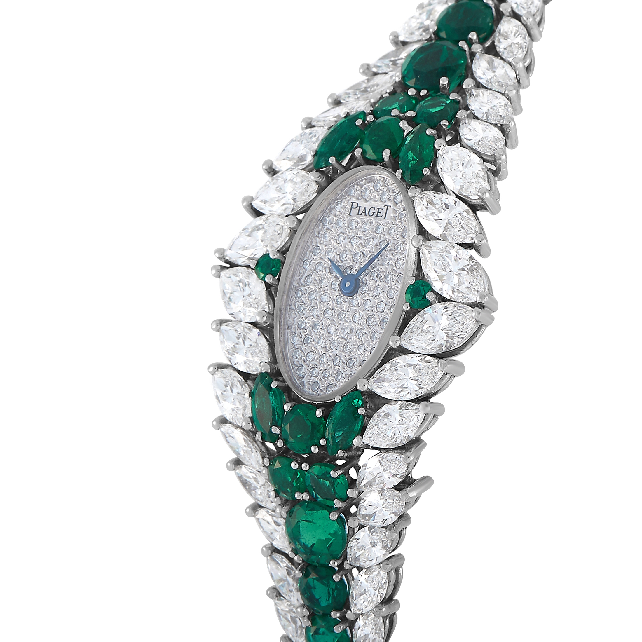Piaget Diamond and Emerald Ladies Watch